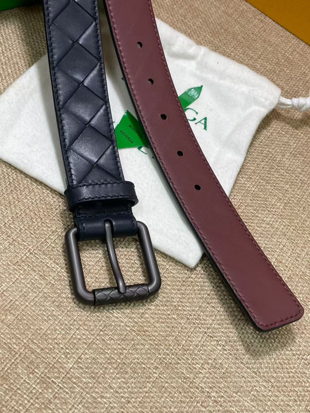 Bottega Veneta 보테가베네타 보테가 베네타 인트레치아토 송아지가죽 벨트 11