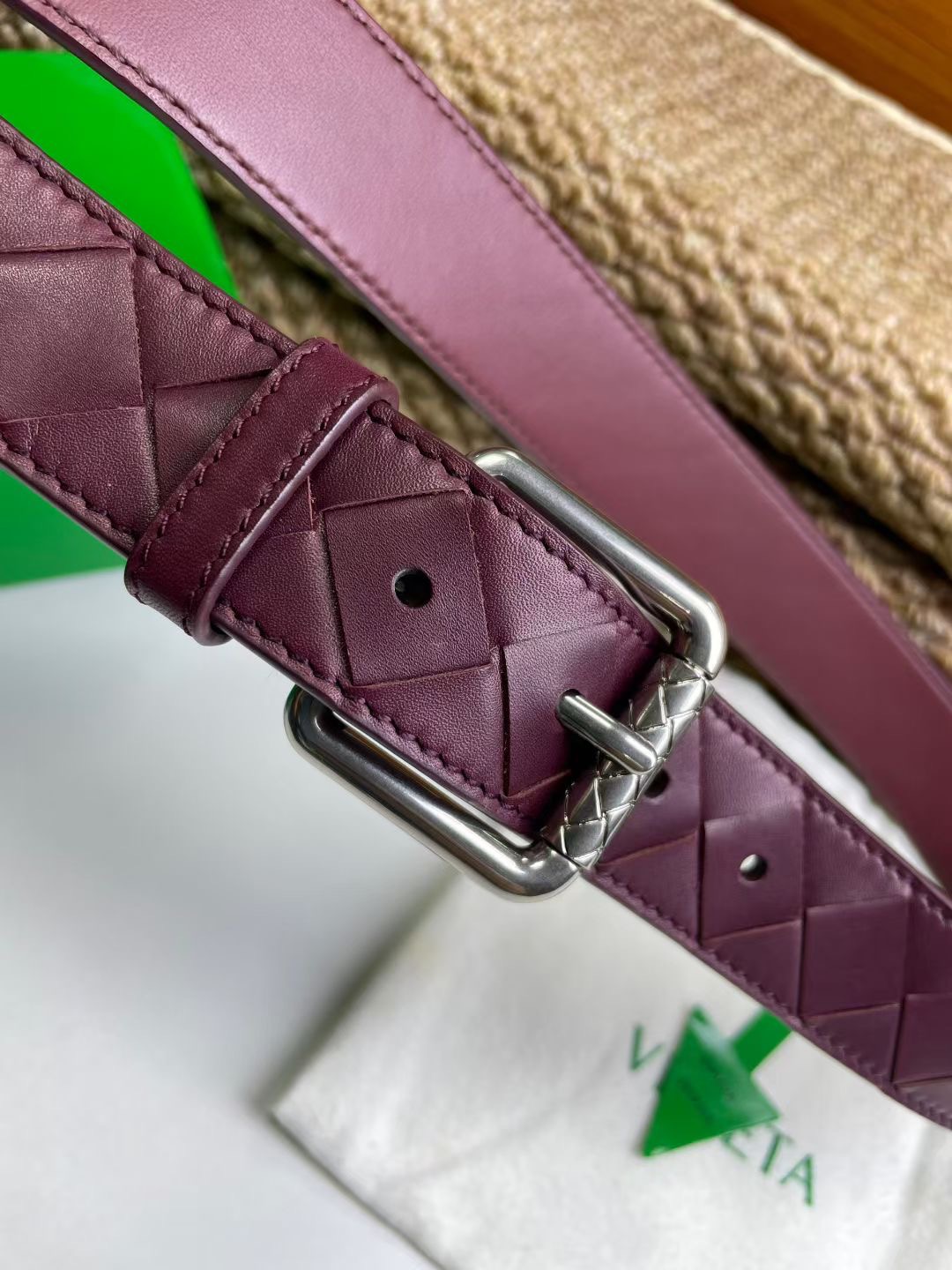 Bottega Veneta 보테가베네타 보테가 베네타 수공编织 소가죽 벨트 3