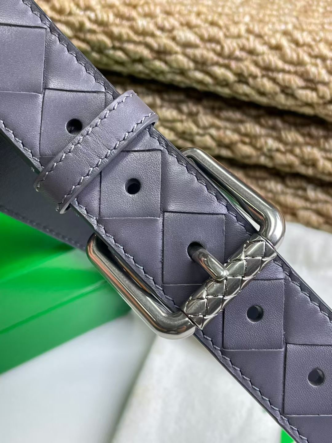 Bottega Veneta 보테가베네타 보테가 베네타 수공编织 소가죽 벨트 9