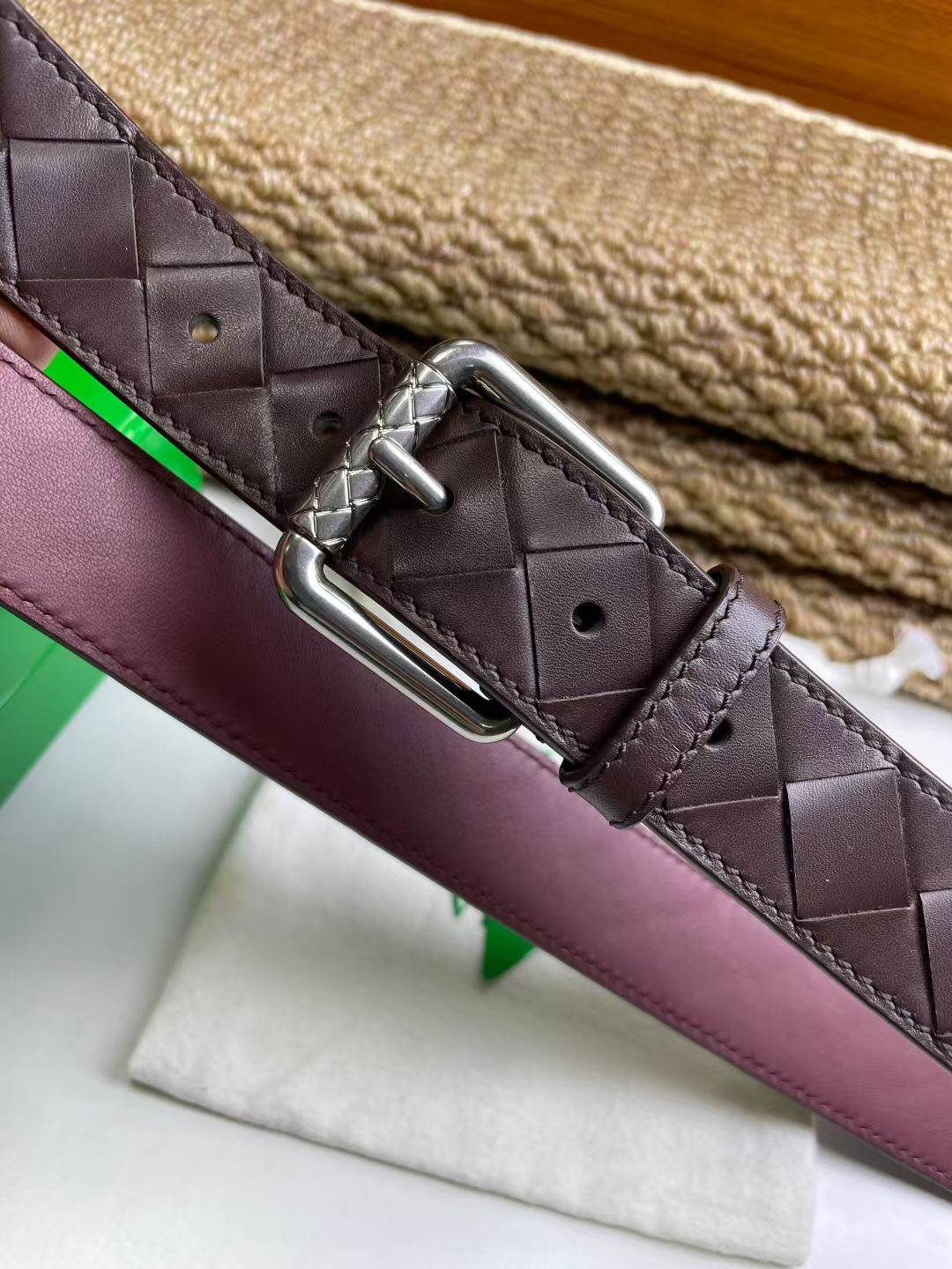 Bottega Veneta 보테가베네타 보테가 베네타 수공编织 소가죽 벨트 3
