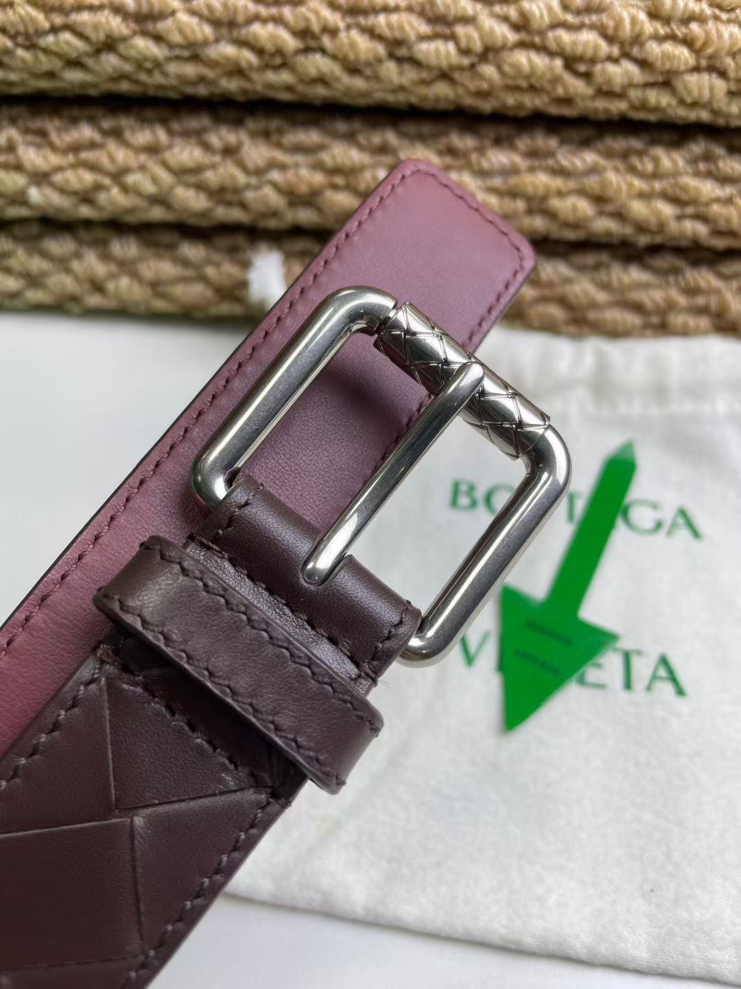 Bottega Veneta 보테가베네타 보테가 베네타 수공编织 소가죽 벨트 6