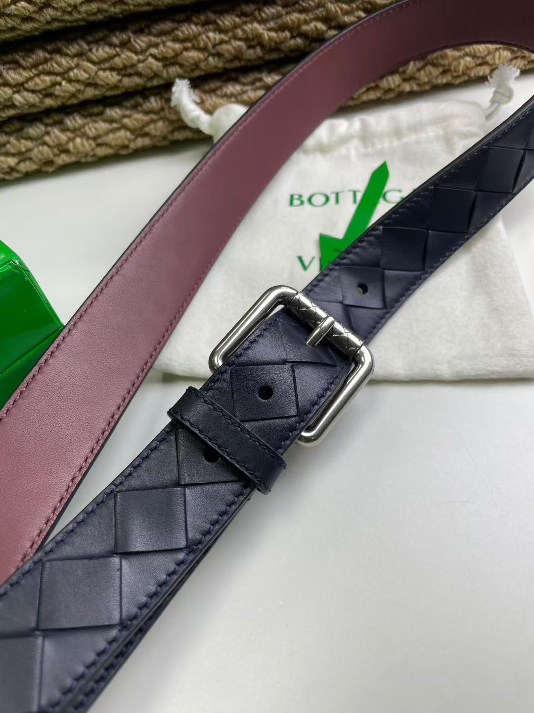 Bottega Veneta 보테가베네타 보테가 베네타 수공编织 소가죽 벨트 8