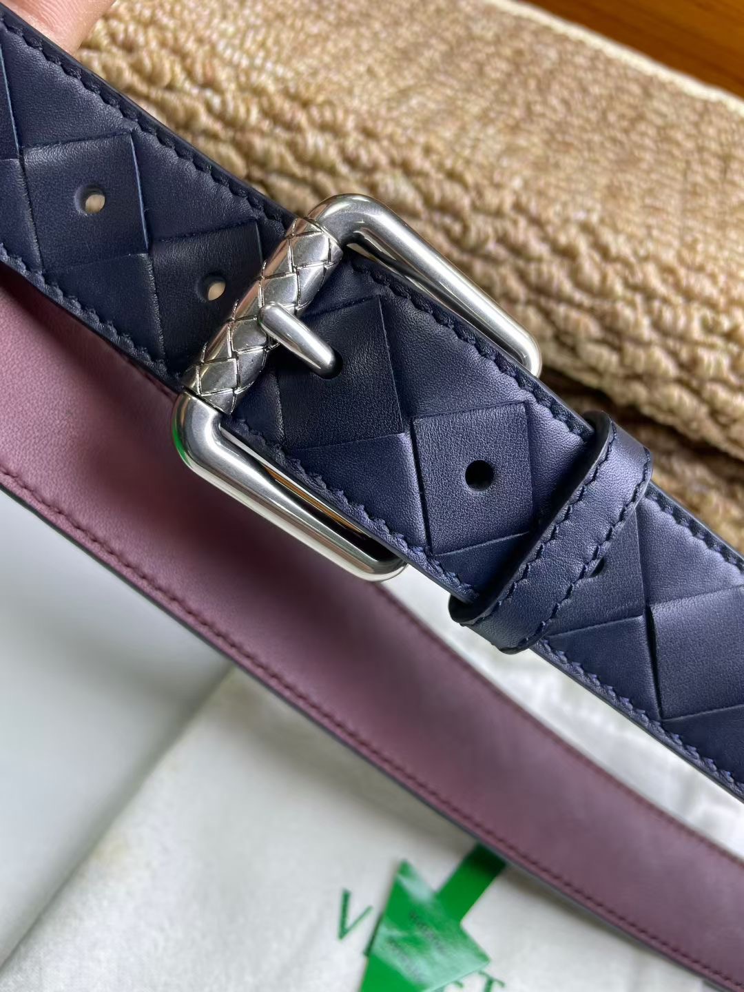Bottega Veneta 보테가베네타 보테가 베네타 수공编织 소가죽 벨트 9