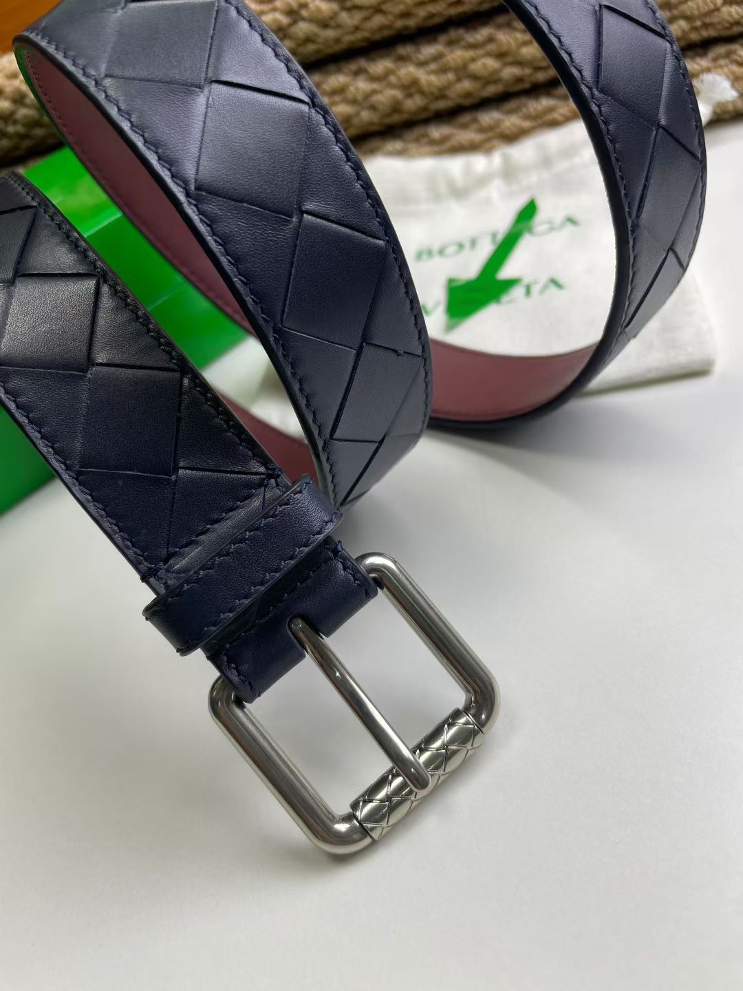 Bottega Veneta 보테가베네타 보테가 베네타 수공编织 소가죽 벨트 11