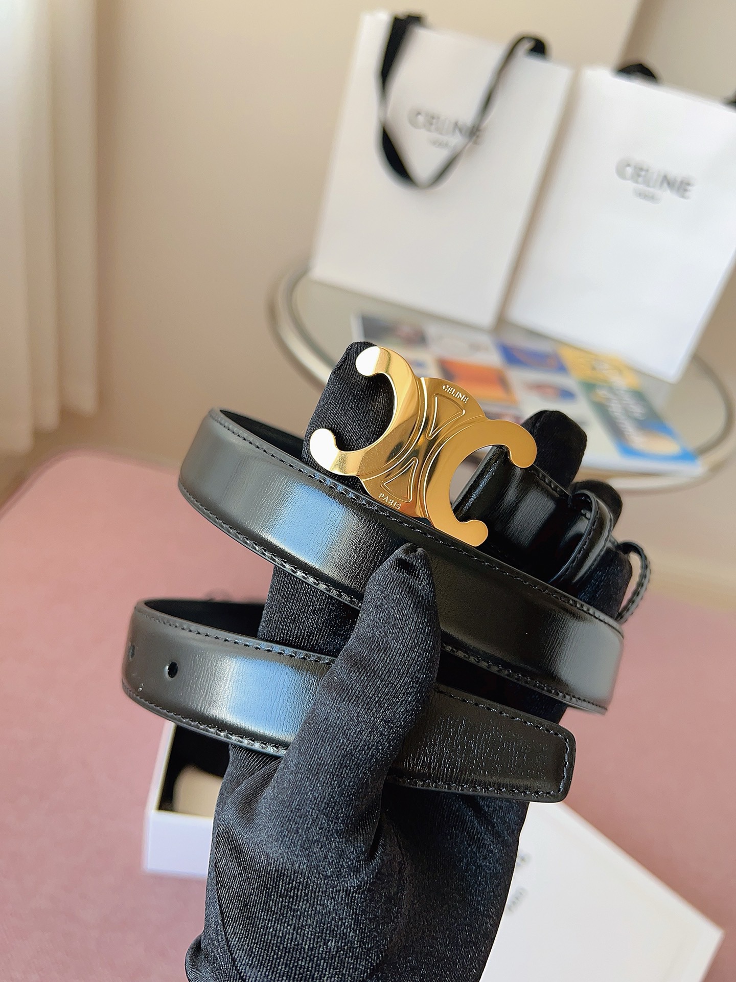 Ferragamo 살바토레 페라가모 FW2023 클래식 블랙 체인 백 2