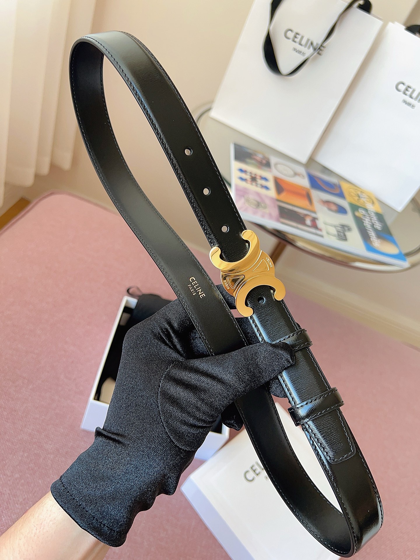 Ferragamo 살바토레 페라가모 FW2023 클래식 블랙 체인 백 4