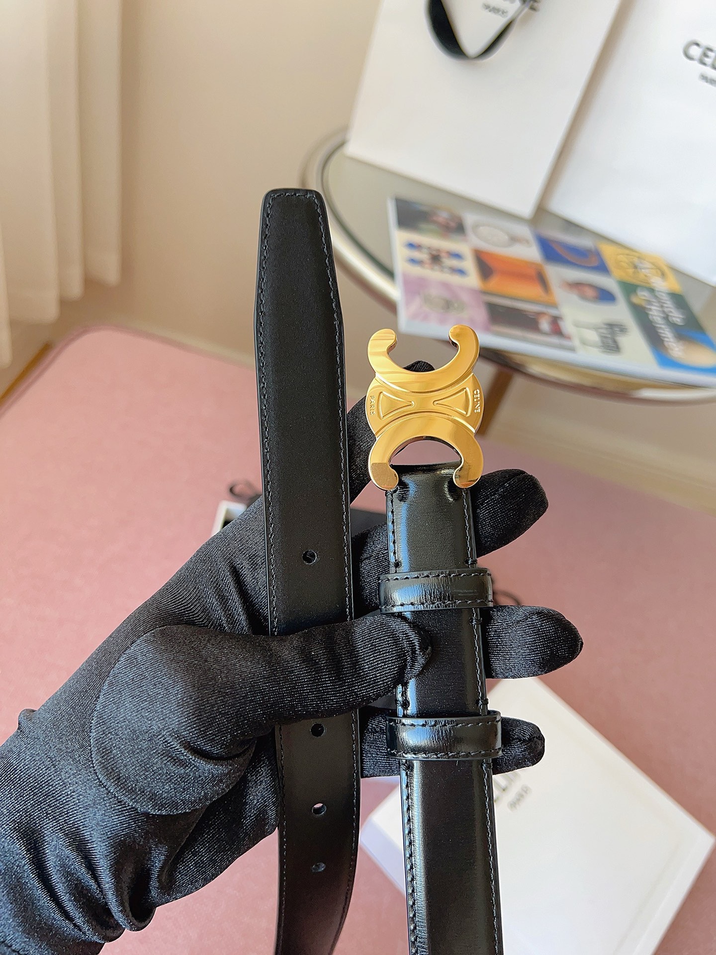 Ferragamo 살바토레 페라가모 FW2023 클래식 블랙 체인 백 6