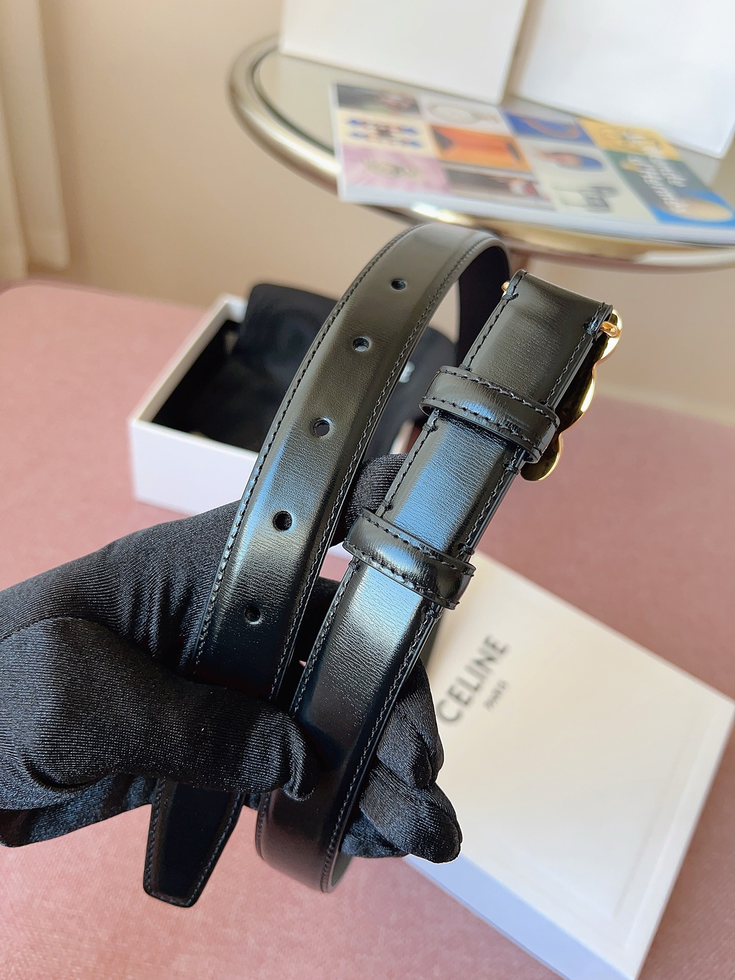 Ferragamo 살바토레 페라가모 FW2023 클래식 블랙 체인 백 9