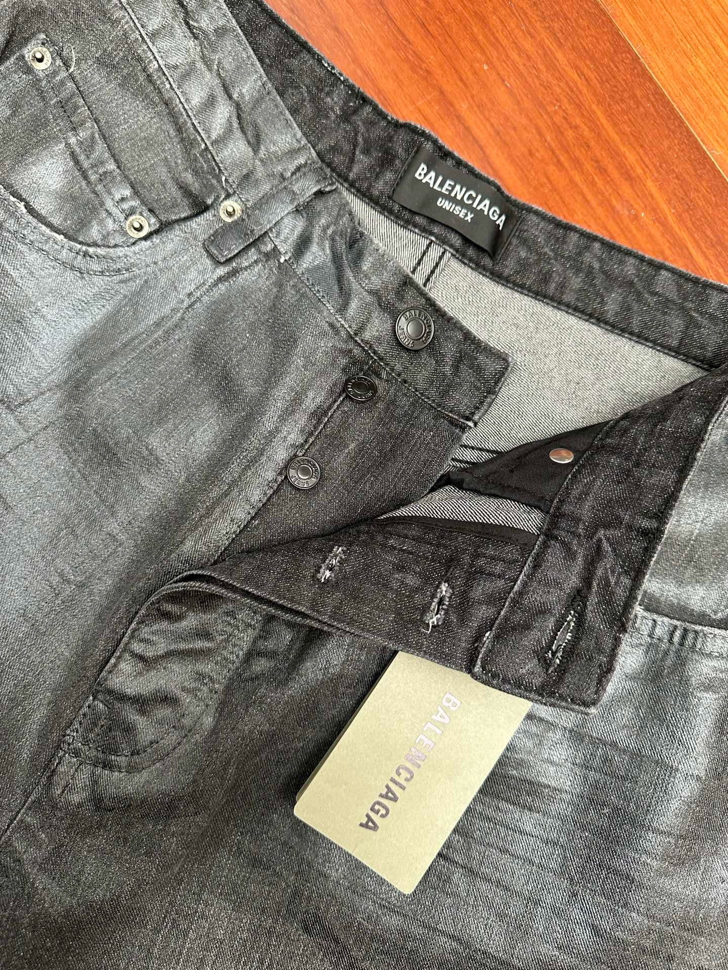 BLCG 발렌시아가 25FW 블랙 그레이 브러쉬드 진 17