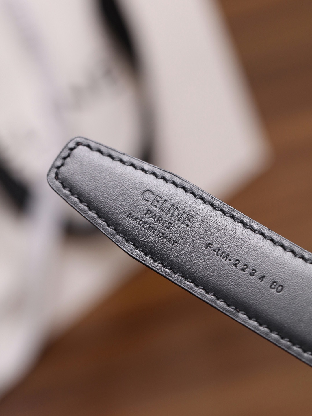 CELINE 셀린느 트리옴프 버클 여성 소가죽 벨트 9