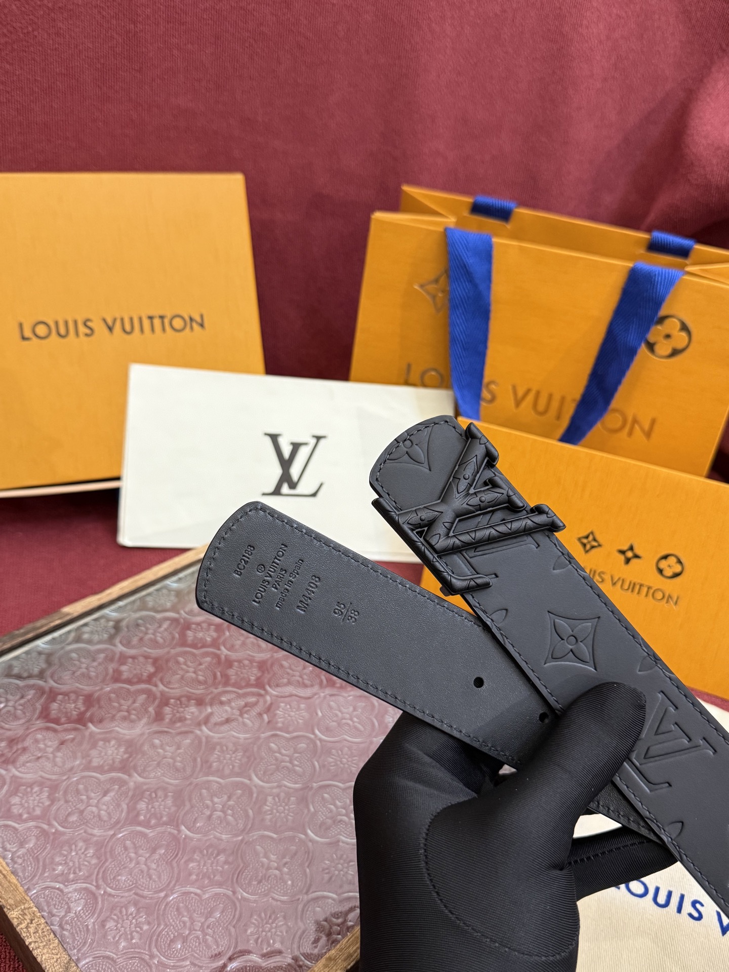 Louis Vuitton 루이비통 루이 비통 디멘션 드리프트 양면 모노그램 가죽 벨트 3