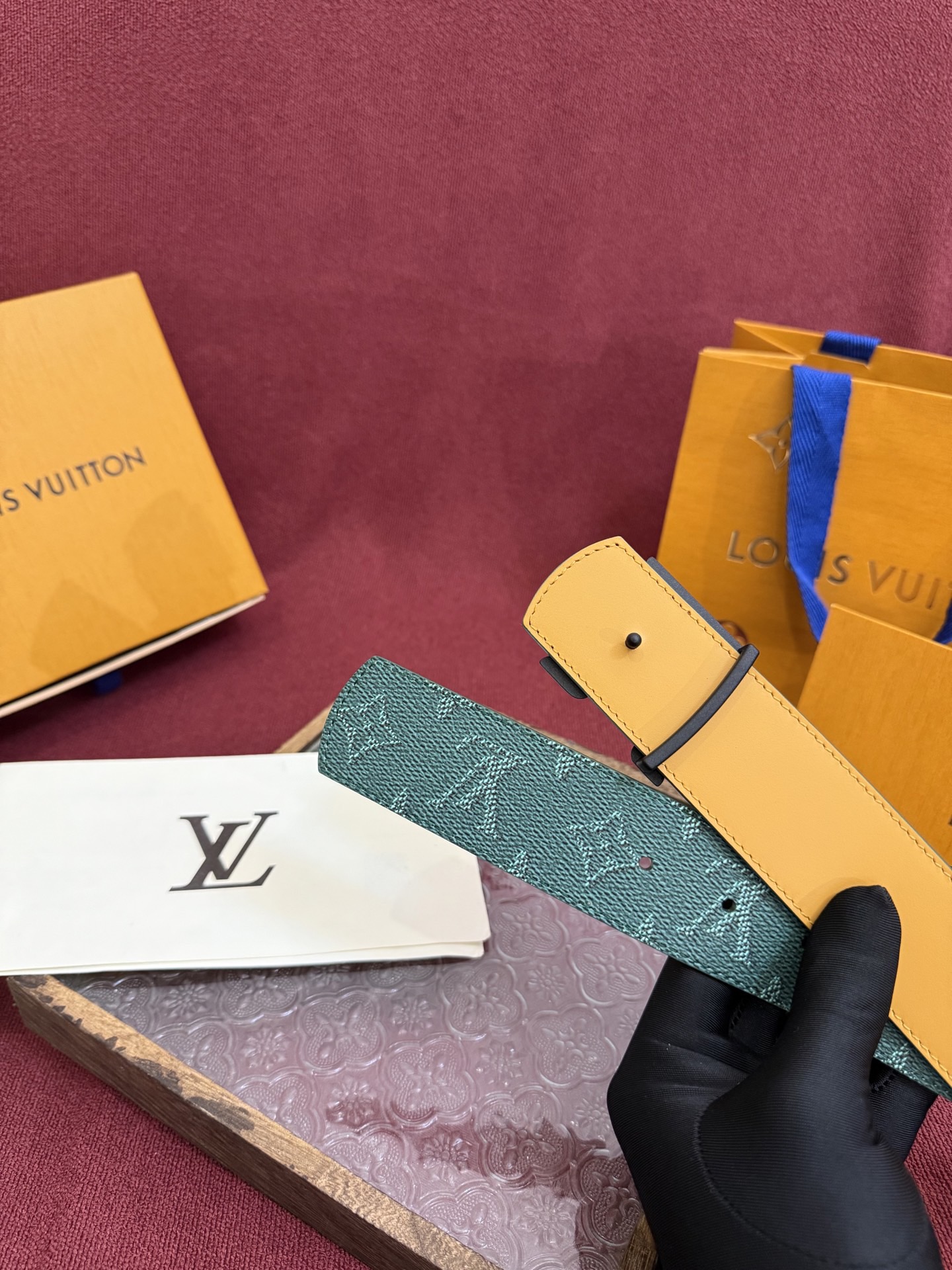 Louis Vuitton 루이비통 루이 비통 디멘션 모노그램 헤리티지 40 리버서블 벨트 5