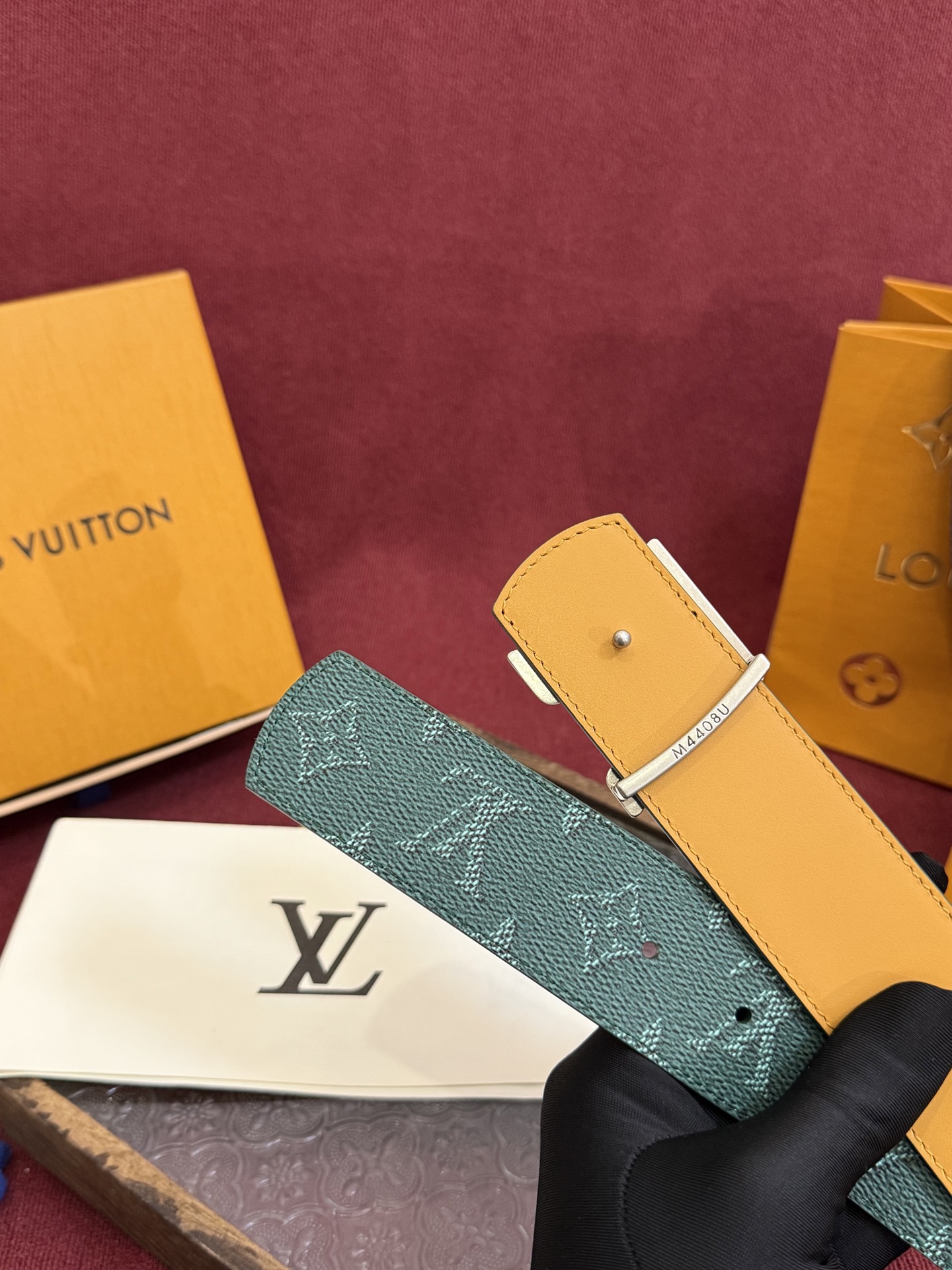 Louis Vuitton 루이비통 루이 비통 디멘션 모노그램 헤리티지 40 리버서블 벨트 5