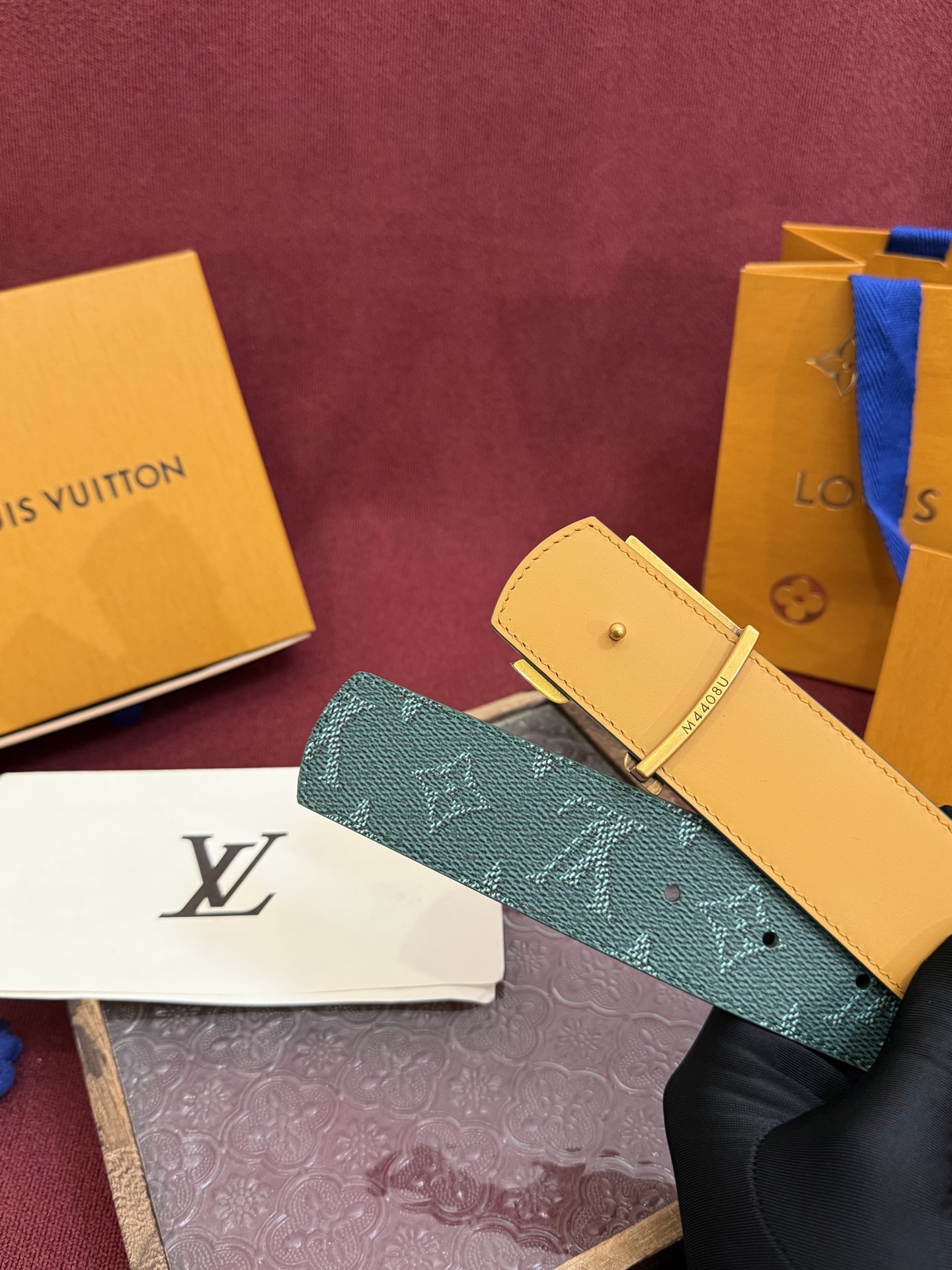 Louis Vuitton 루이비통 루이 비통 디멘션 모노그램 헤리티지 40 리버서블 벨트 5