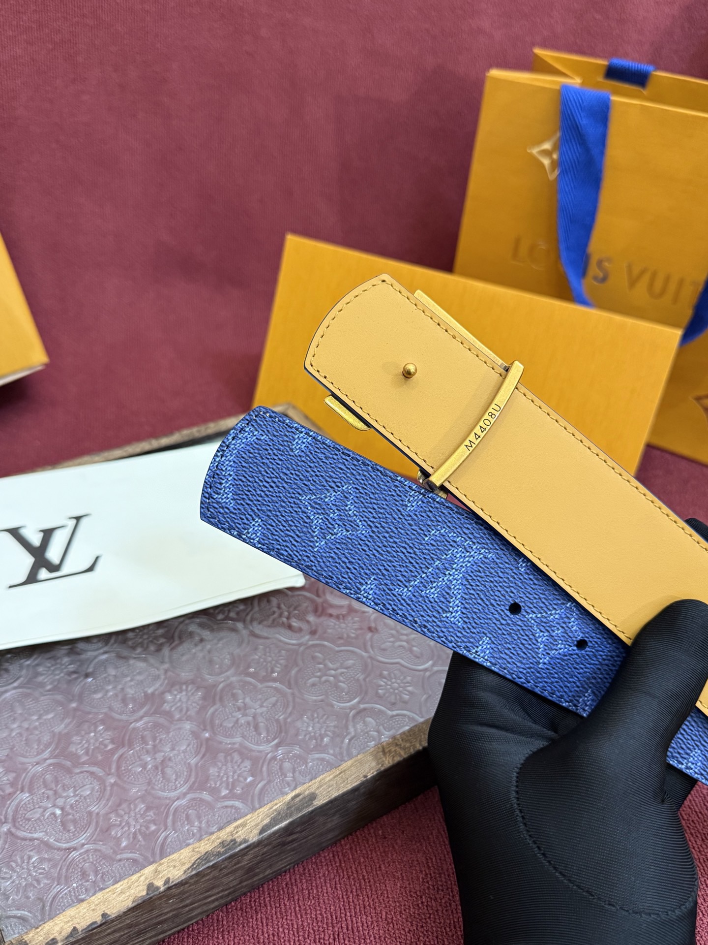 Louis Vuitton 루이비통 루이 비통 디멘션 모노그램 헤리티지 40 리버서블 벨트 5