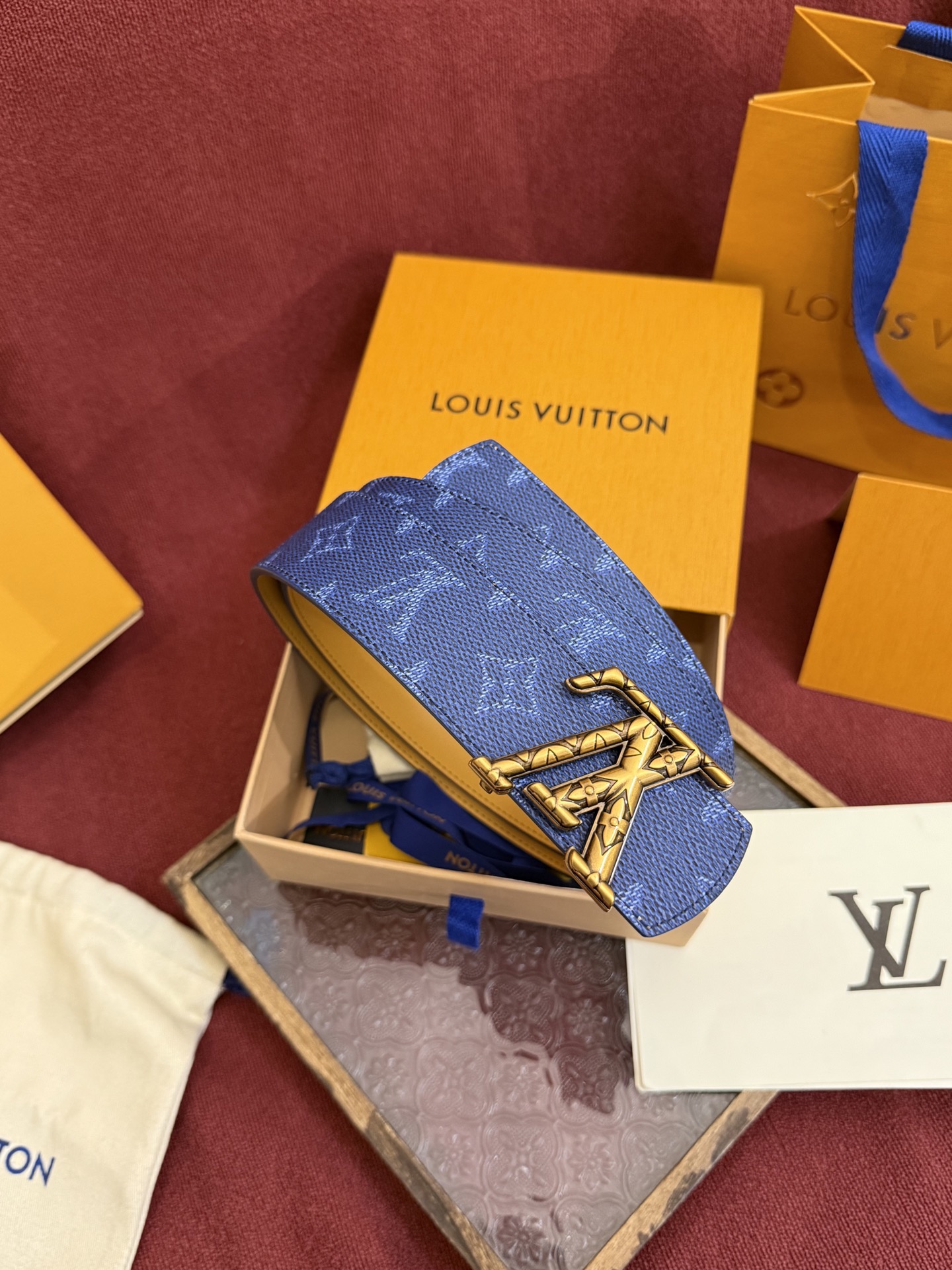 Louis Vuitton 루이비통 루이 비통 디멘션 모노그램 헤리티지 40 리버서블 벨트 6