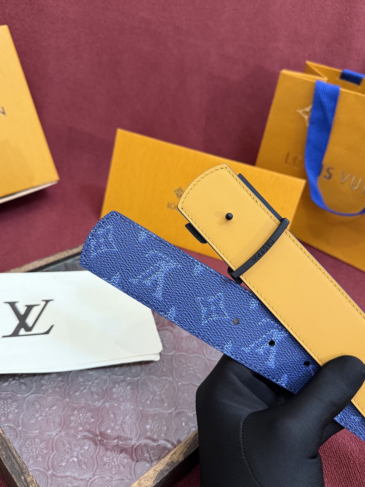 Louis Vuitton 루이비통 루이 비통 디멘션 모노그램 헤리티지 40 리버서블 벨트 5