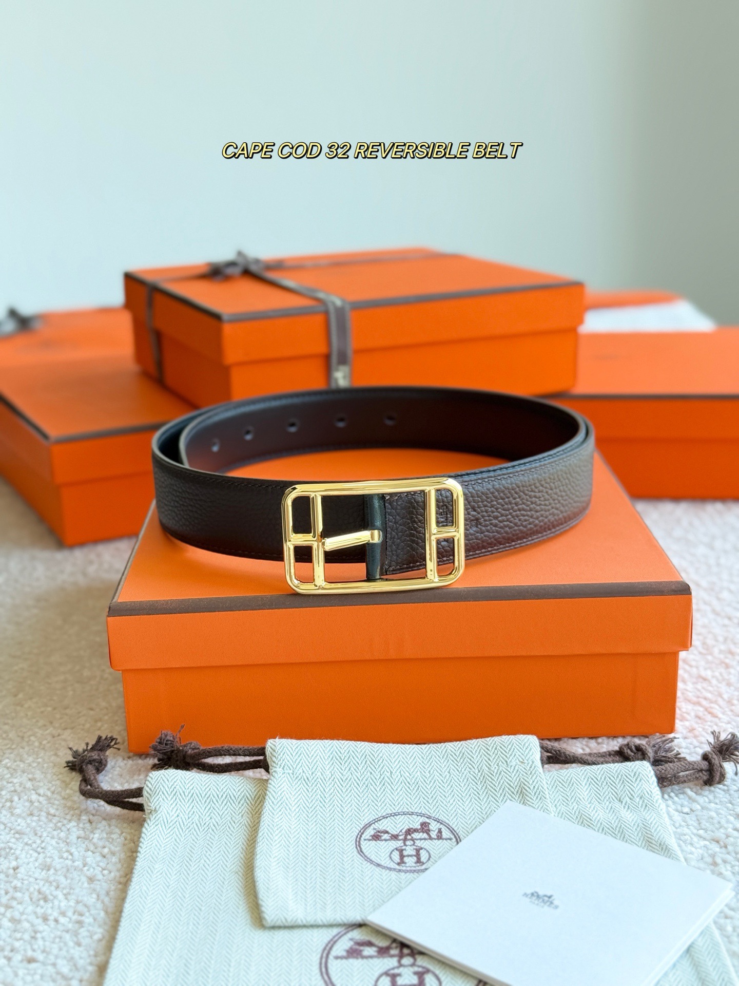 Hermes 에르메스 케이프 코드 리버서블 32mm 벨트 1