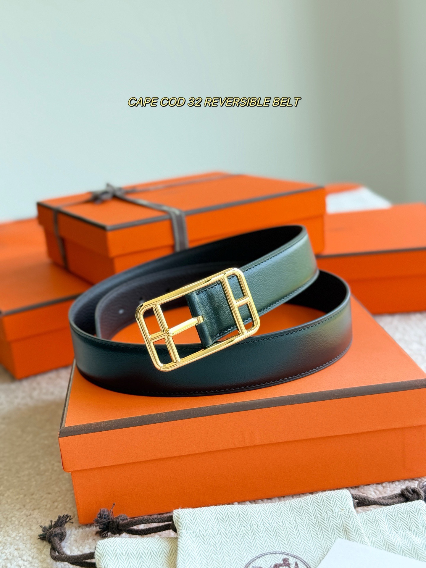 Hermes 에르메스 케이프 코드 리버서블 32mm 벨트 2