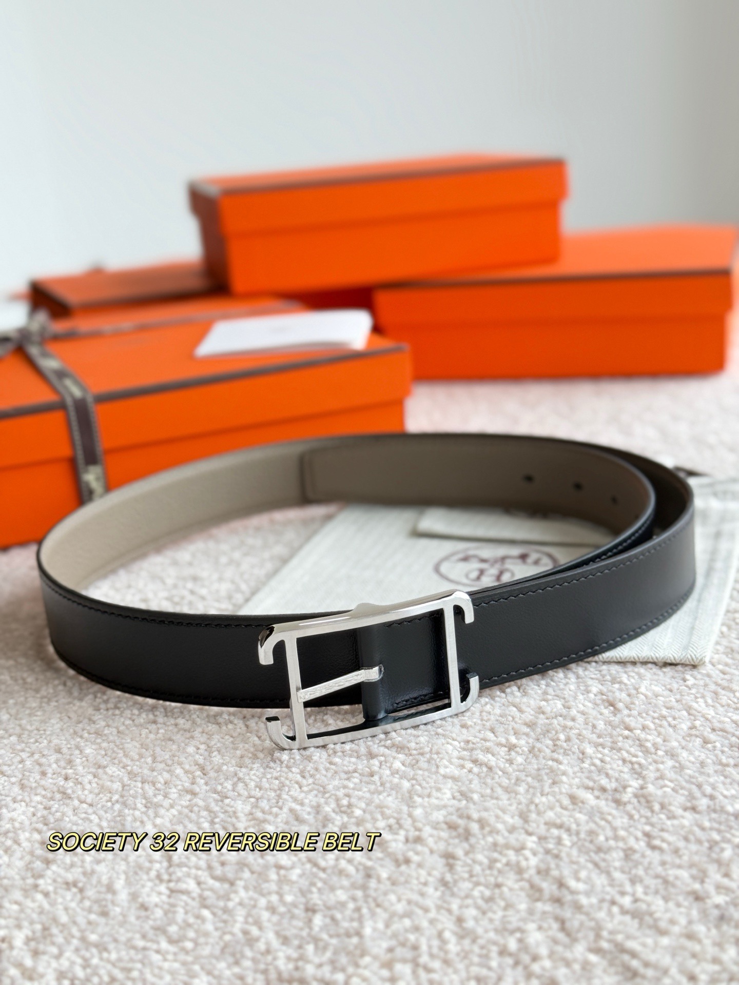 Hermes 에르메스 소사이어티 리버서블 32mm 벨트 2
