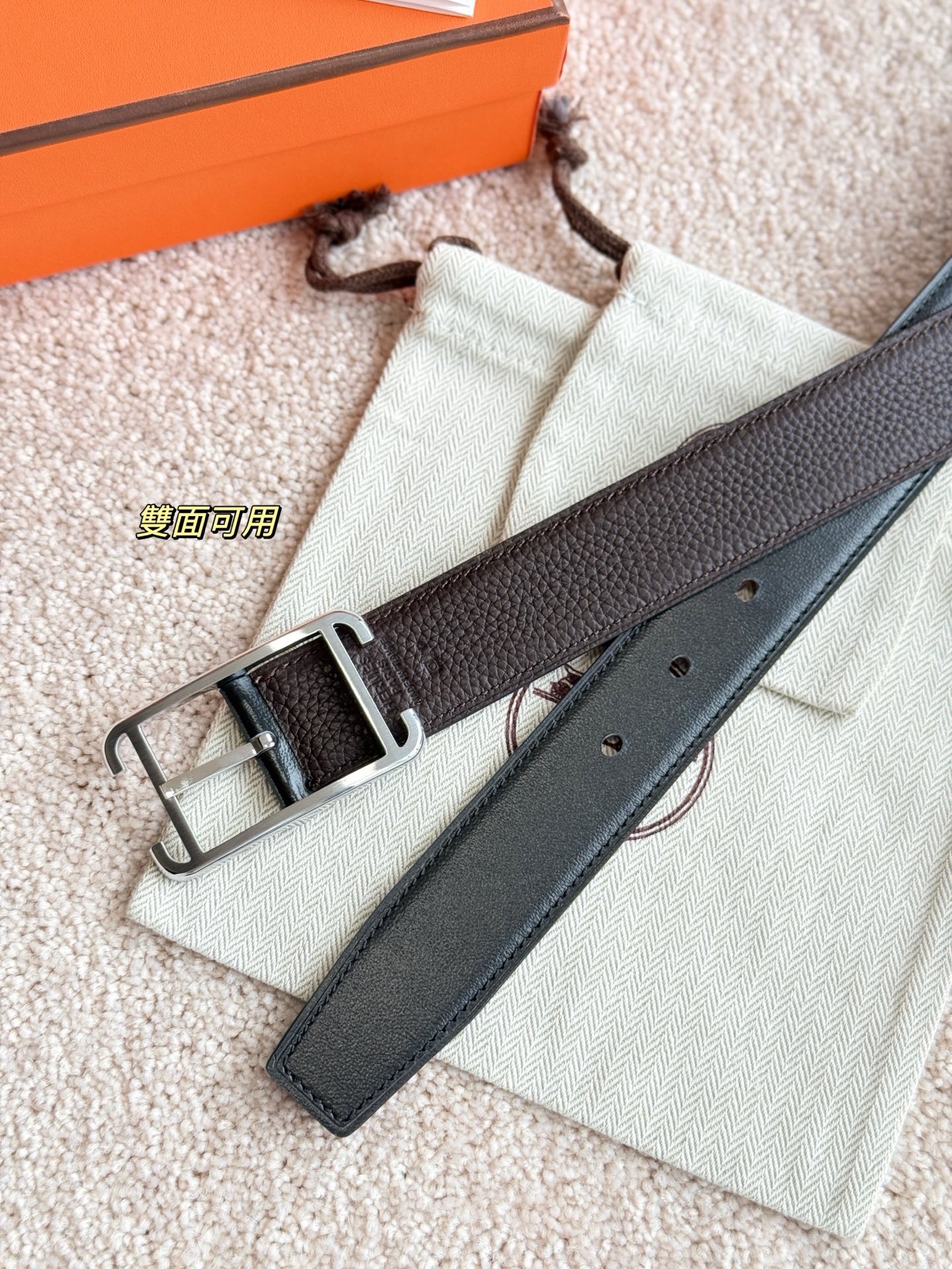 Hermes 에르메스 소사이어티 리버서블 32mm 벨트 8