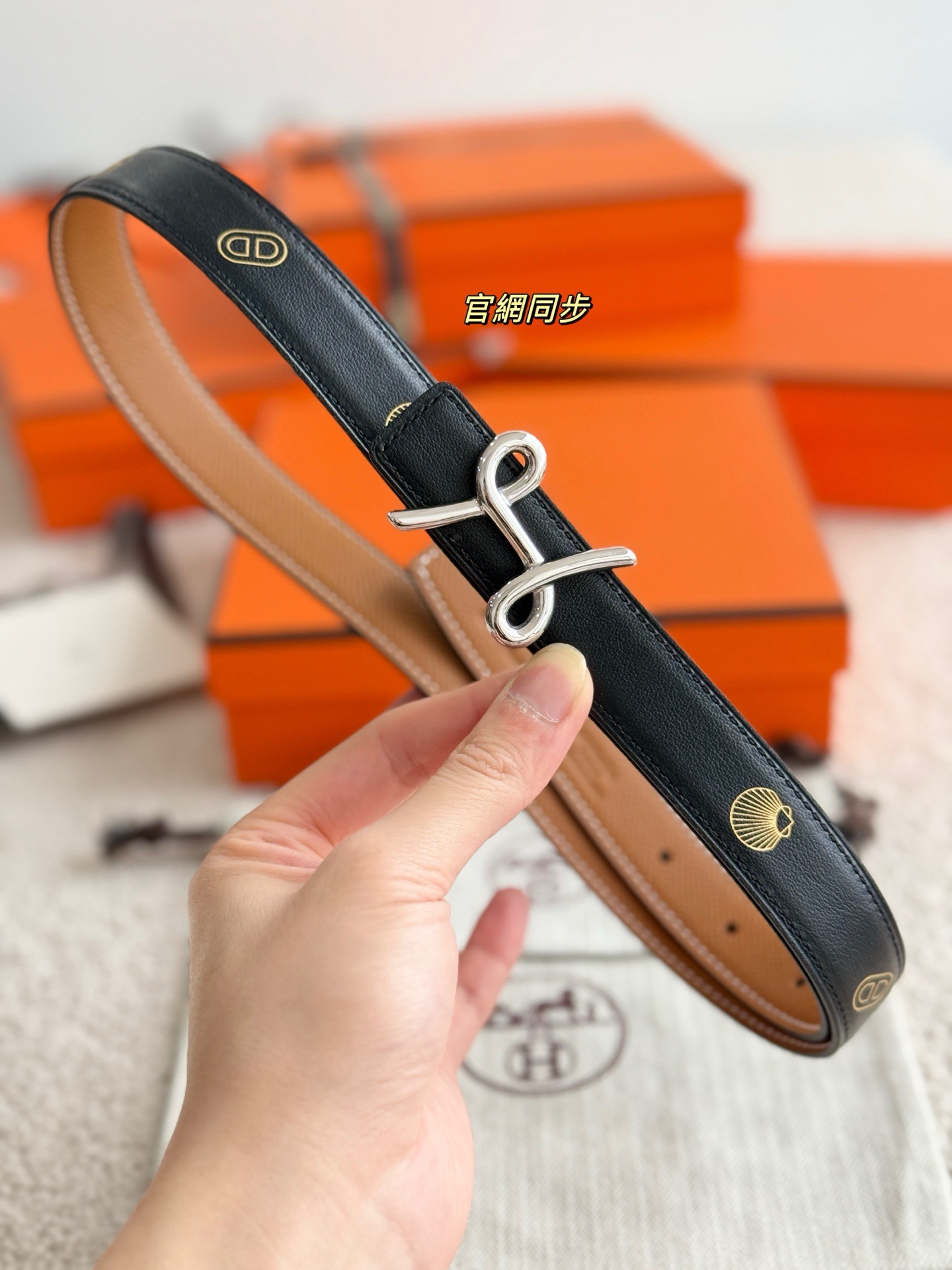 Hermes 에르메스 트위스트 에뻬솜 리버서블 가죽 벨트 24mm 3