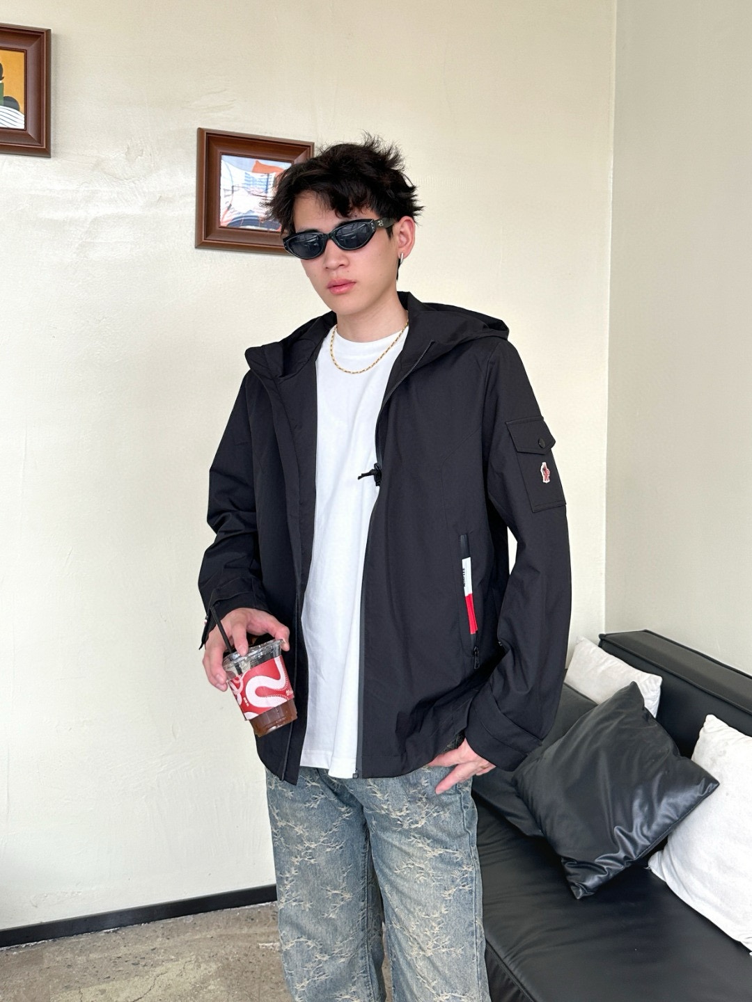 LOUIS VUITTON 루이비통 Monogram Heritage 양면 후드 니트 4