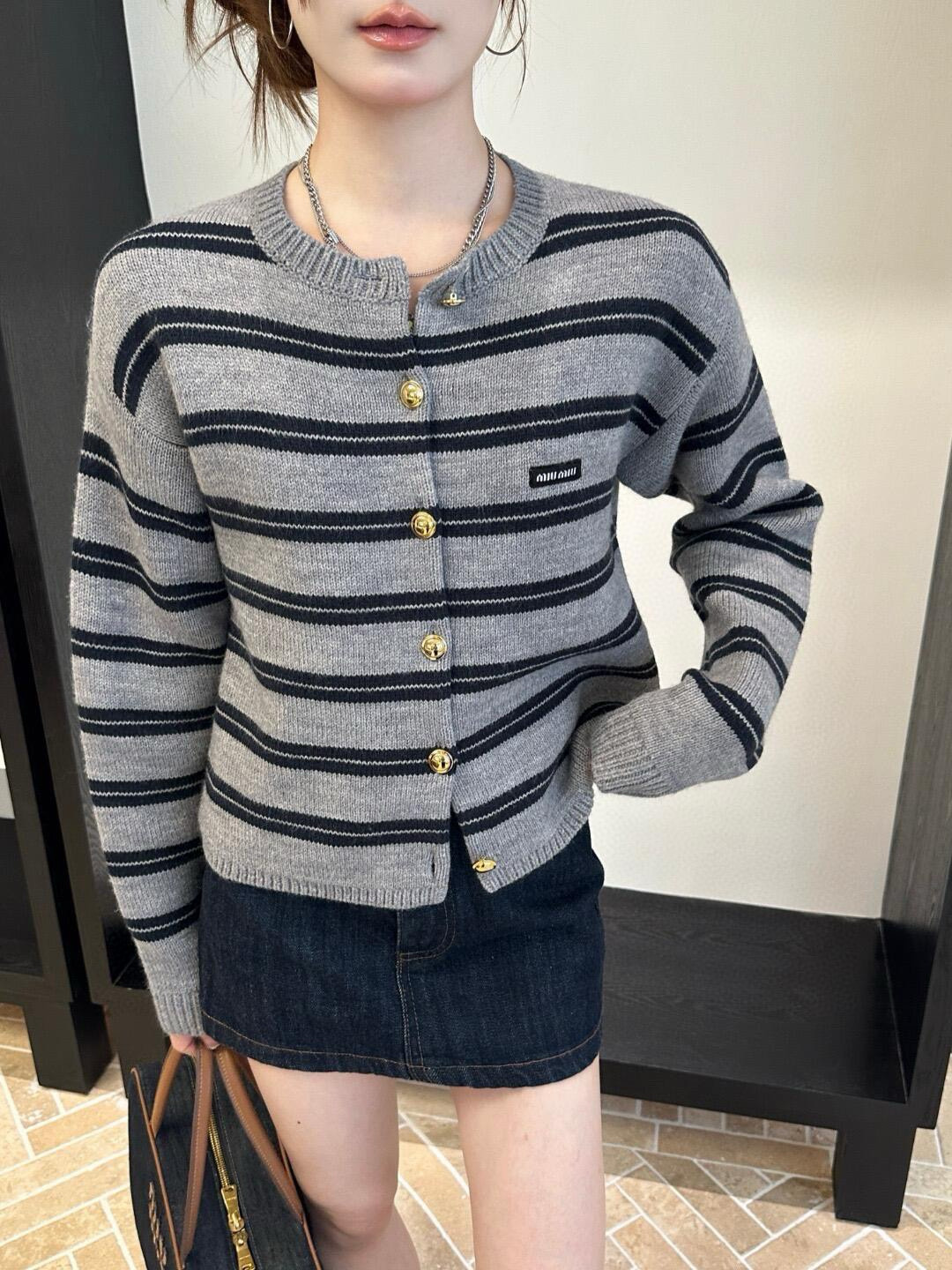 Gucci 구찌 배색 포켓 니트 원피스 17