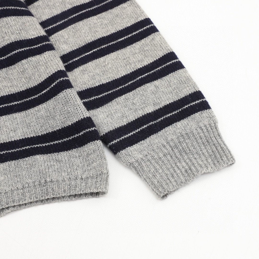 GUCCI 구찌 스트라이프 니트 폴로 반팔 여성용 8