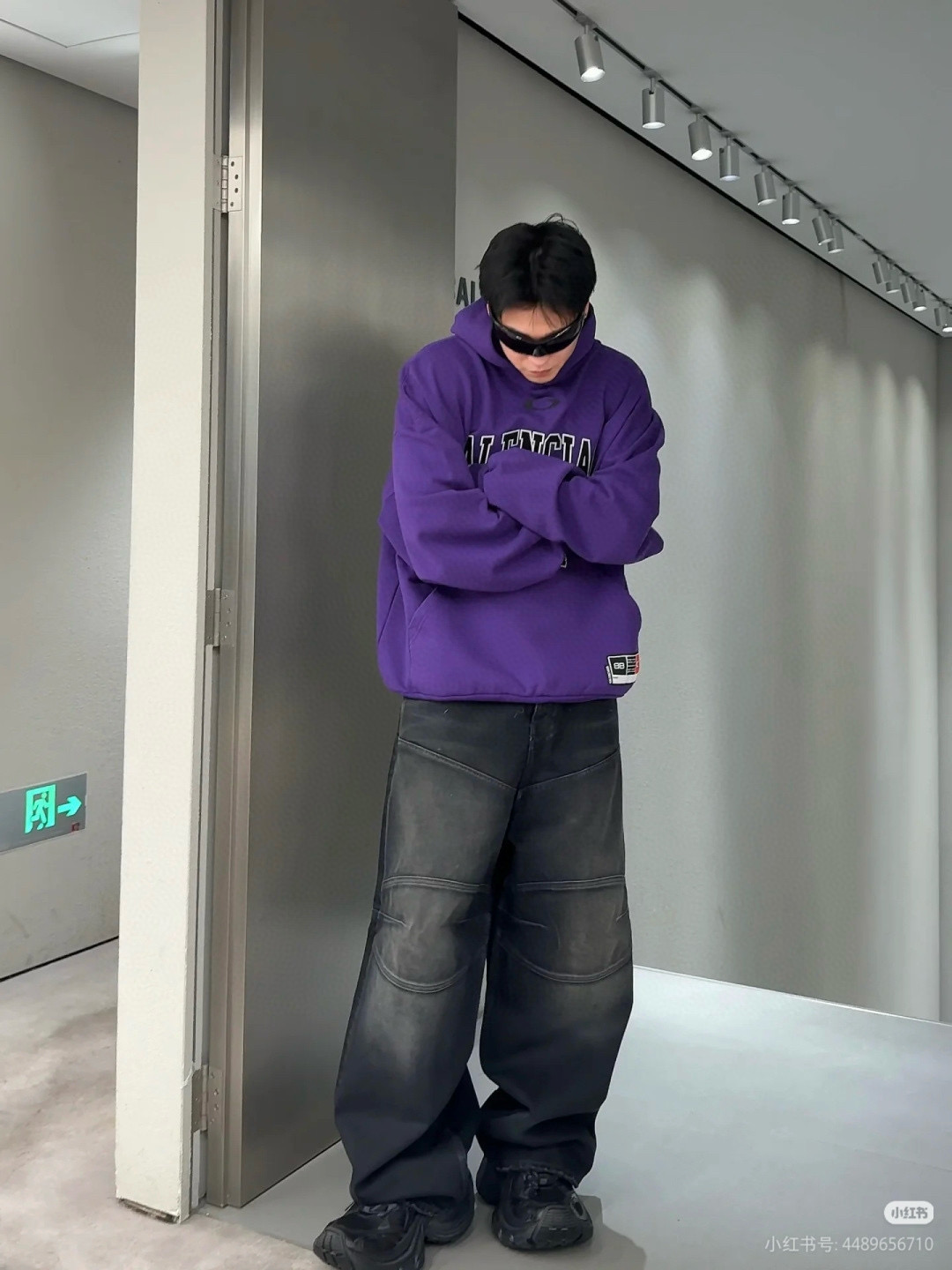 BURBERRY 버버리 체크 패턴 울 블렌드 오버사이즈 가디건 6