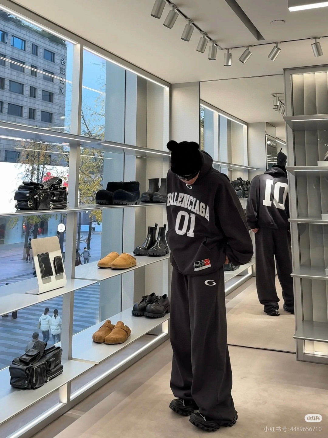 BURBERRY 버버리 체크 패턴 울 블렌드 오버사이즈 가디건 19