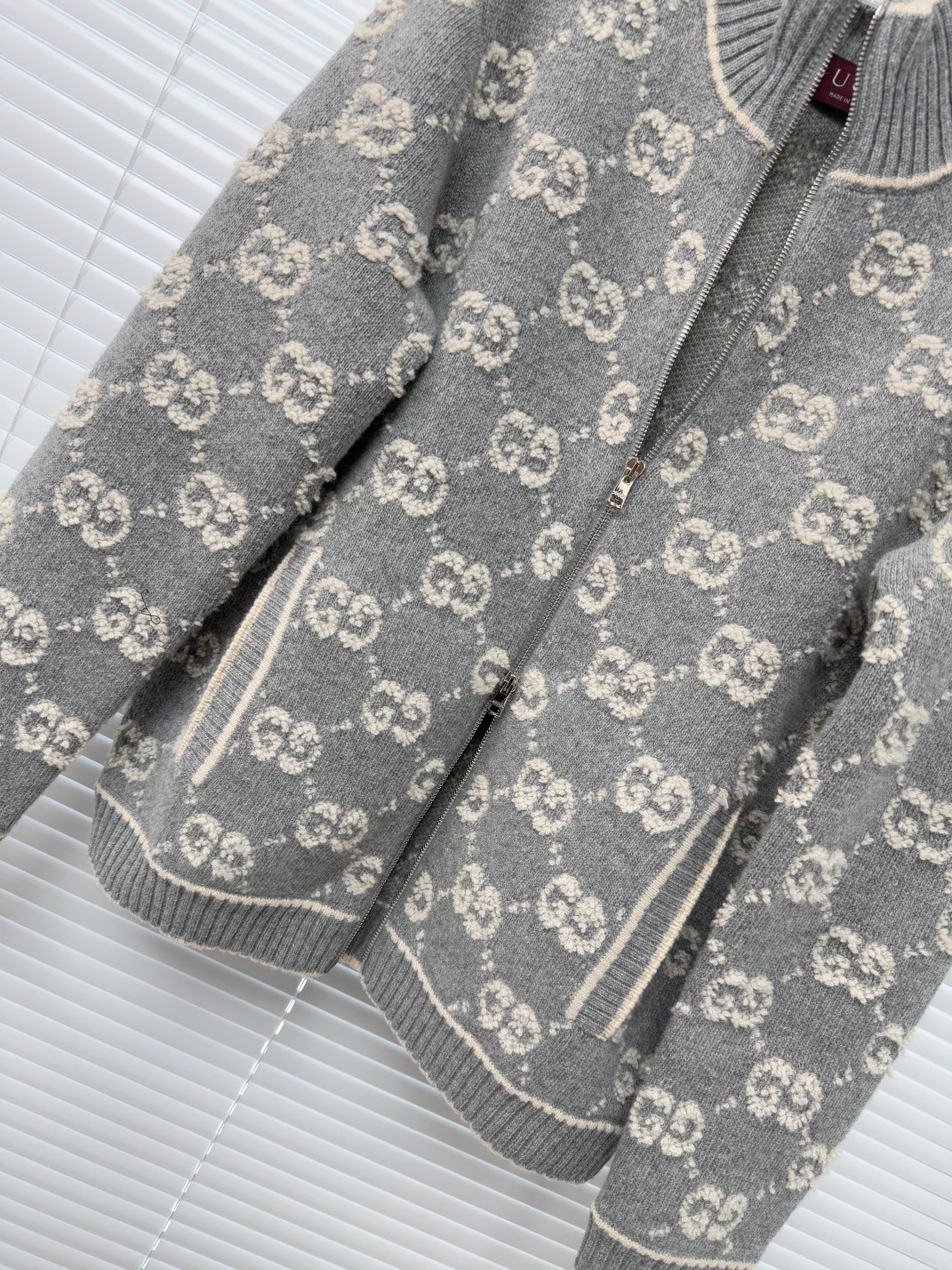 GUCCI 구찌 GG 자카드 울 니트 집업 24