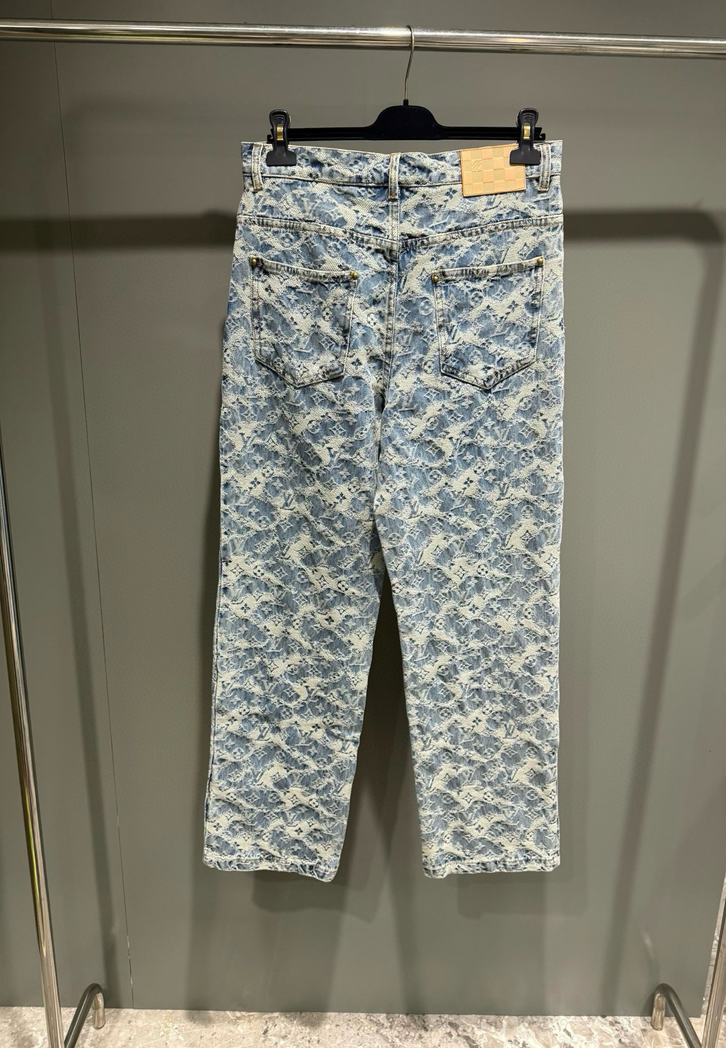 FENDI 펜디 FF 안감 디테일 블랙 와이드핏 자켓 13