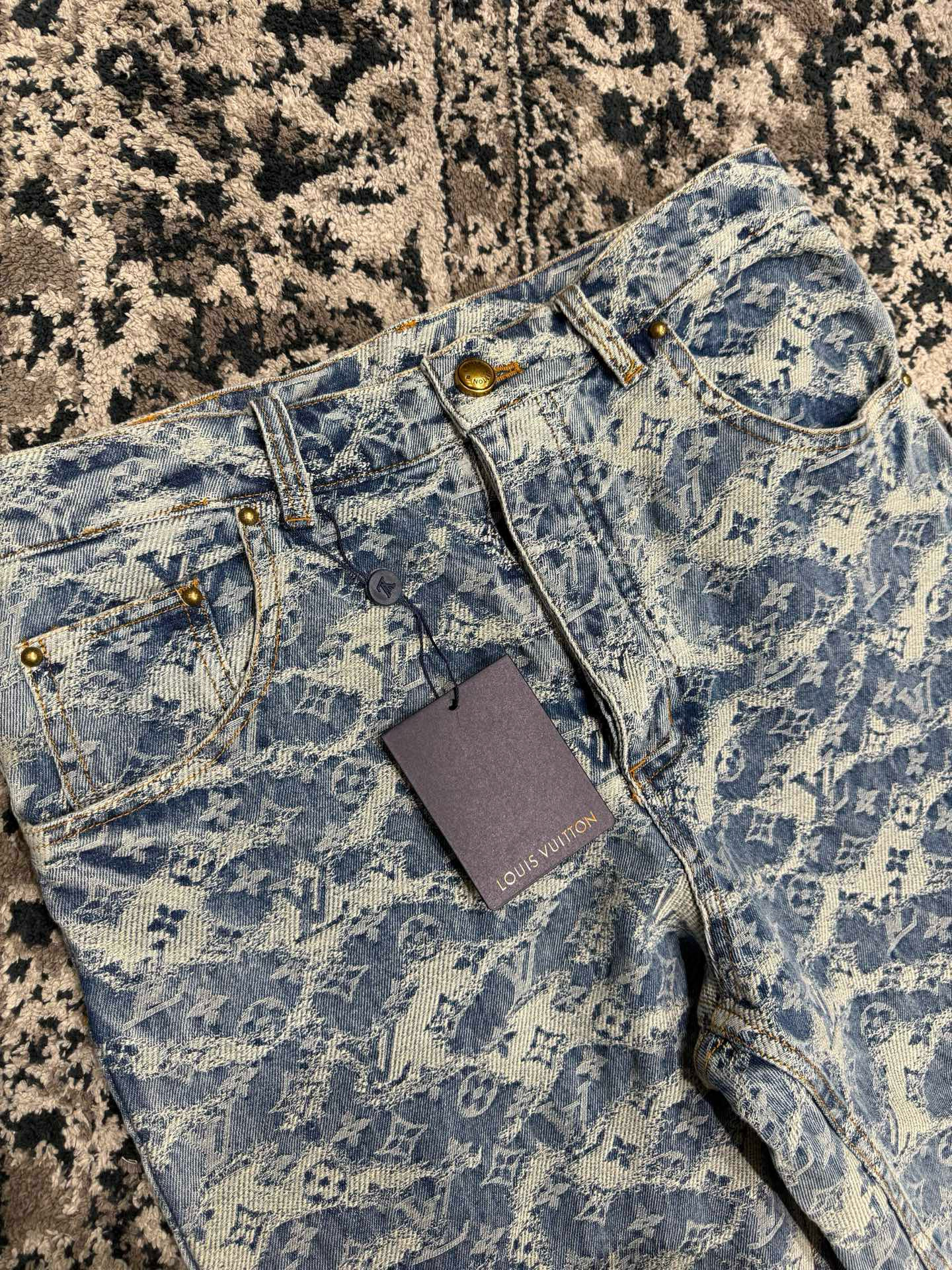 FENDI 펜디 FF 안감 디테일 블랙 와이드핏 자켓 16