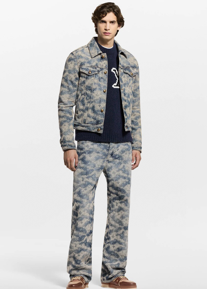 Louis Vuitton 루이비통 x NIGO 25FW 울 블렌드 집업 니트 후드 자켓 4