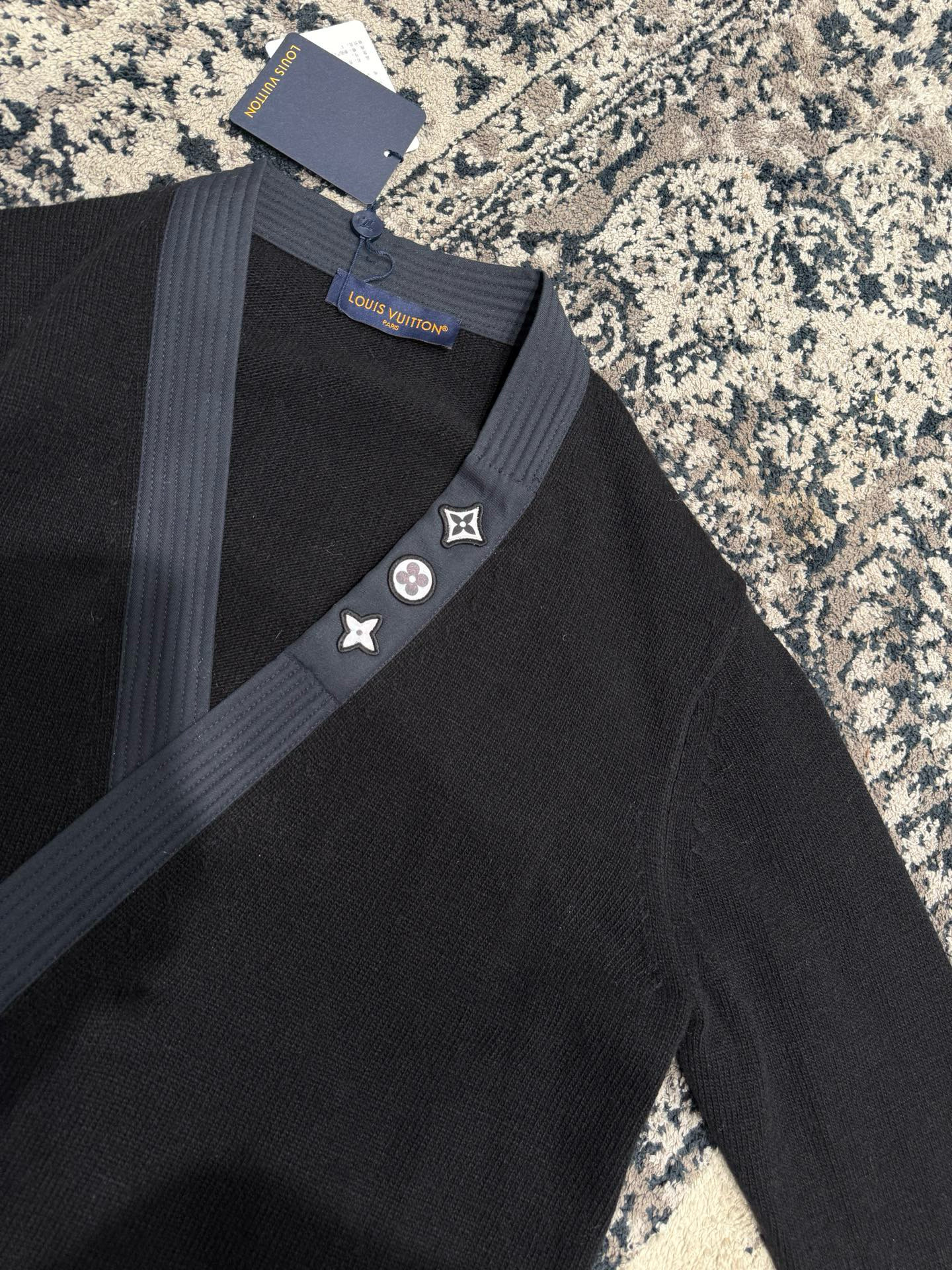 Louis Vuitton 루이비통 아가일 자카드 울 니트 스웨터 2