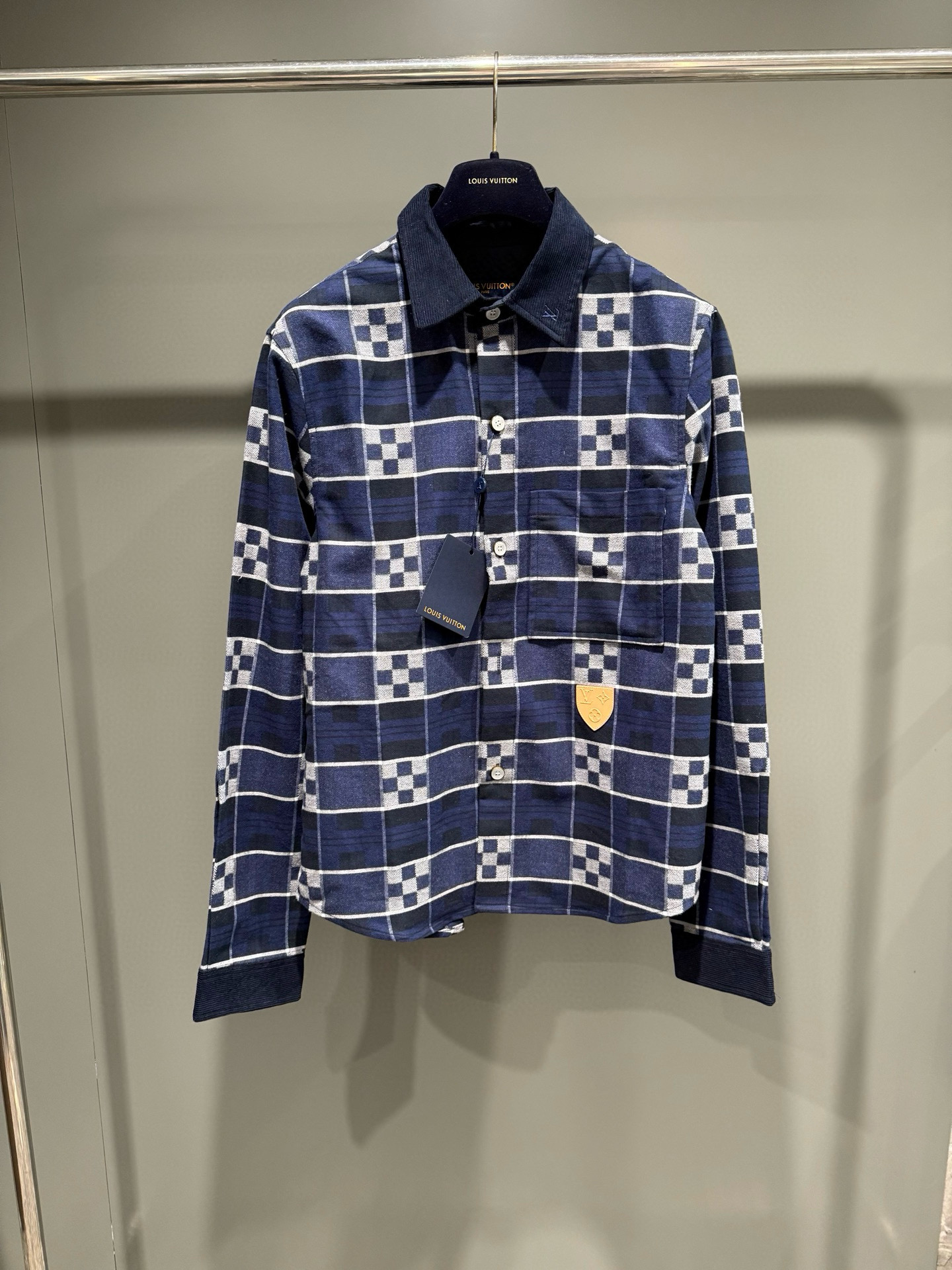 Louis Vuitton 루이비통 아가일 자카드 울 니트 스웨터 14