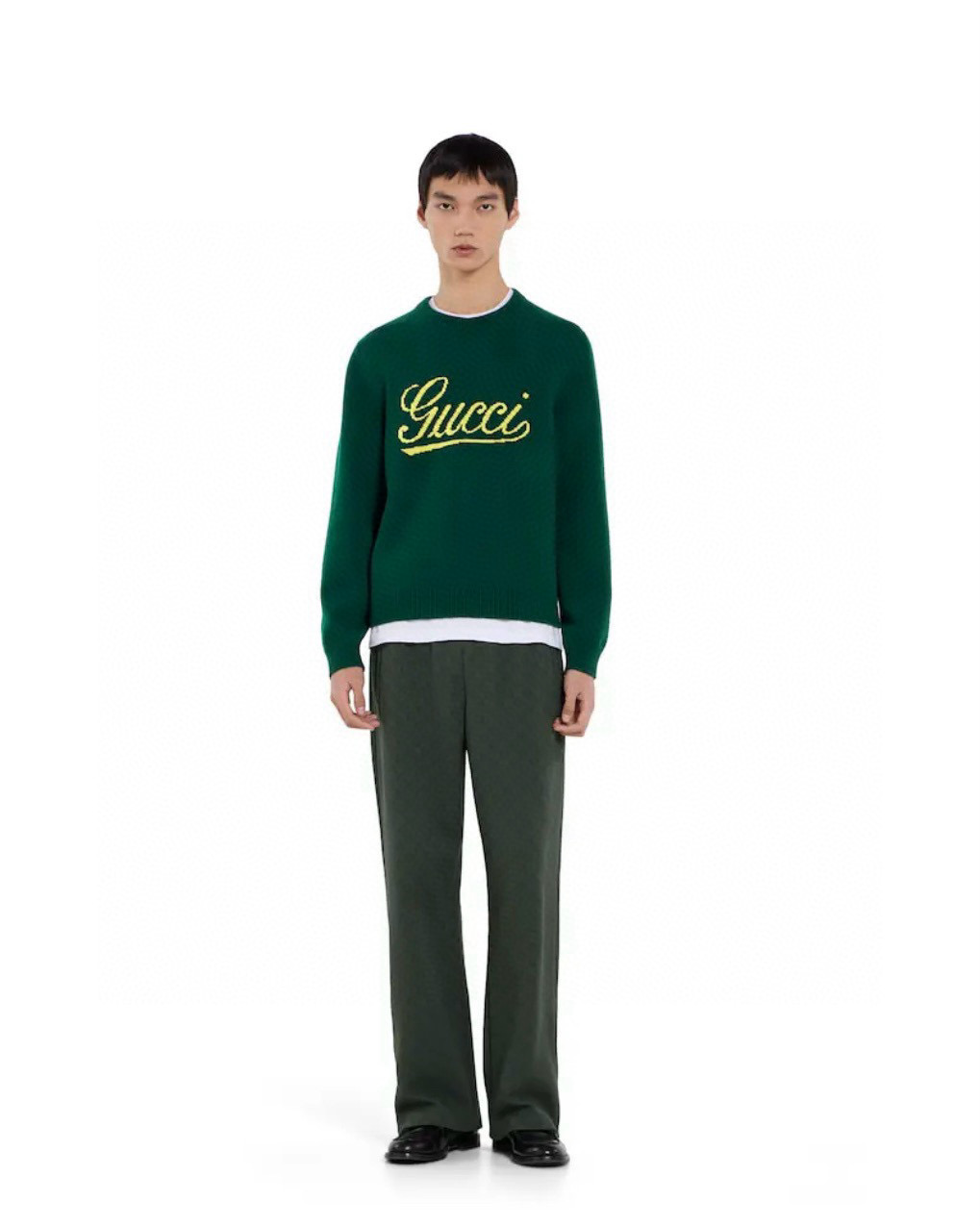 Thom Browne 톰브라운 울 블렌드 버튼 디테일 크루넥 니트 15