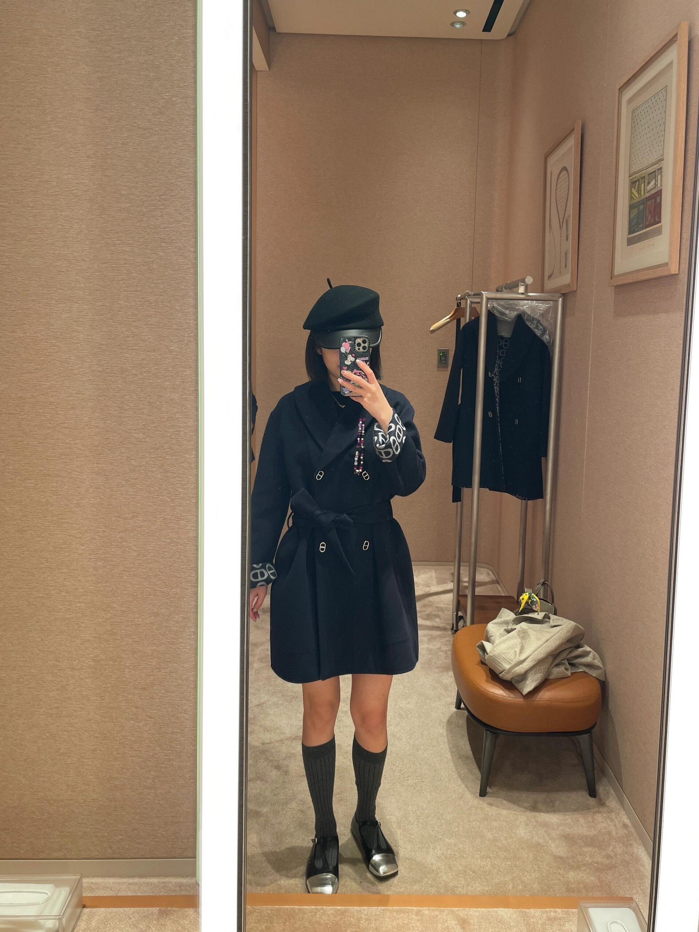 Hermes 에르메스 에이컷 양모 더블버튼 코트 1