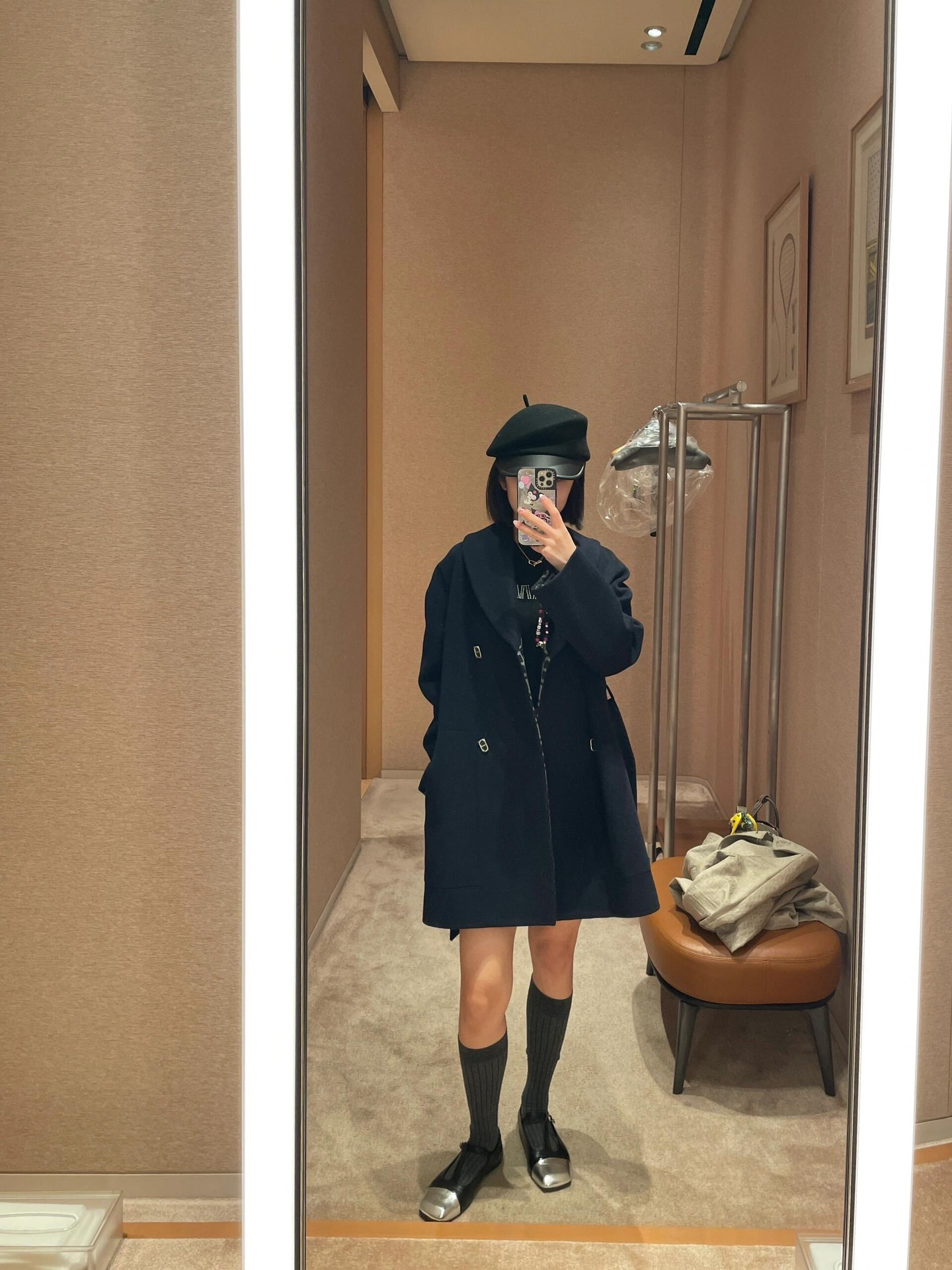 Hermes 에르메스 에이컷 양모 더블버튼 코트 2