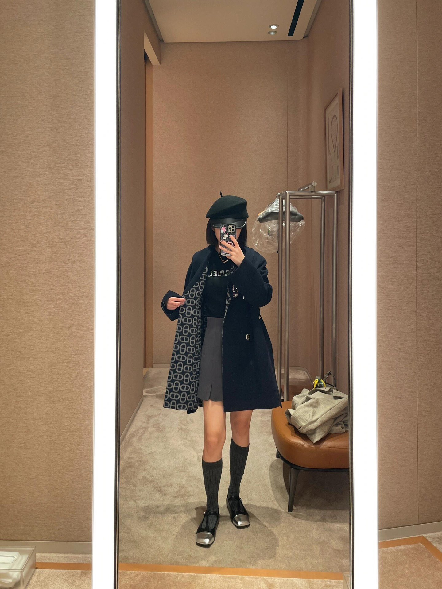 Hermes 에르메스 에이컷 양모 더블버튼 코트 3