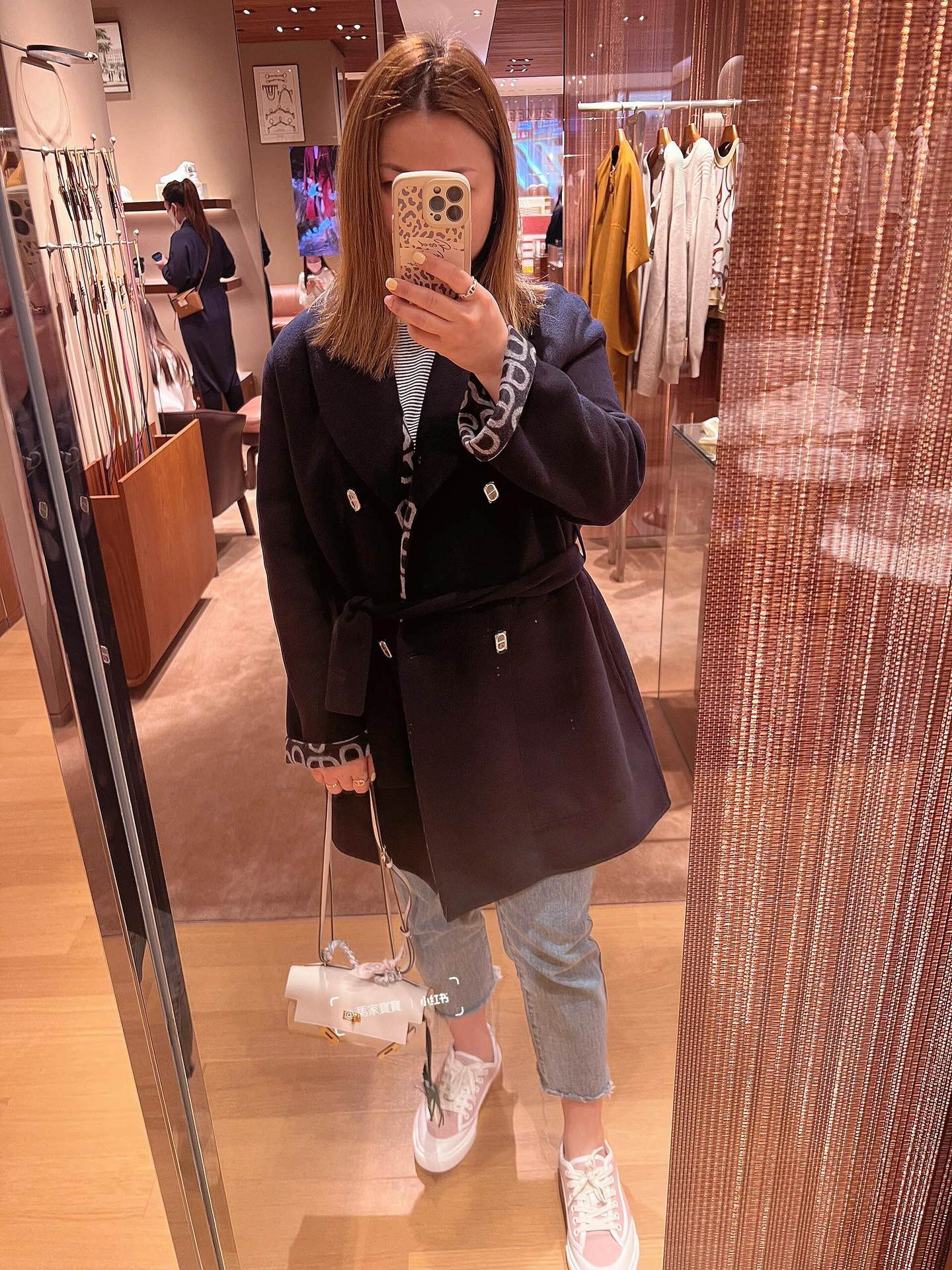 Hermes 에르메스 에이컷 양모 더블버튼 코트 6