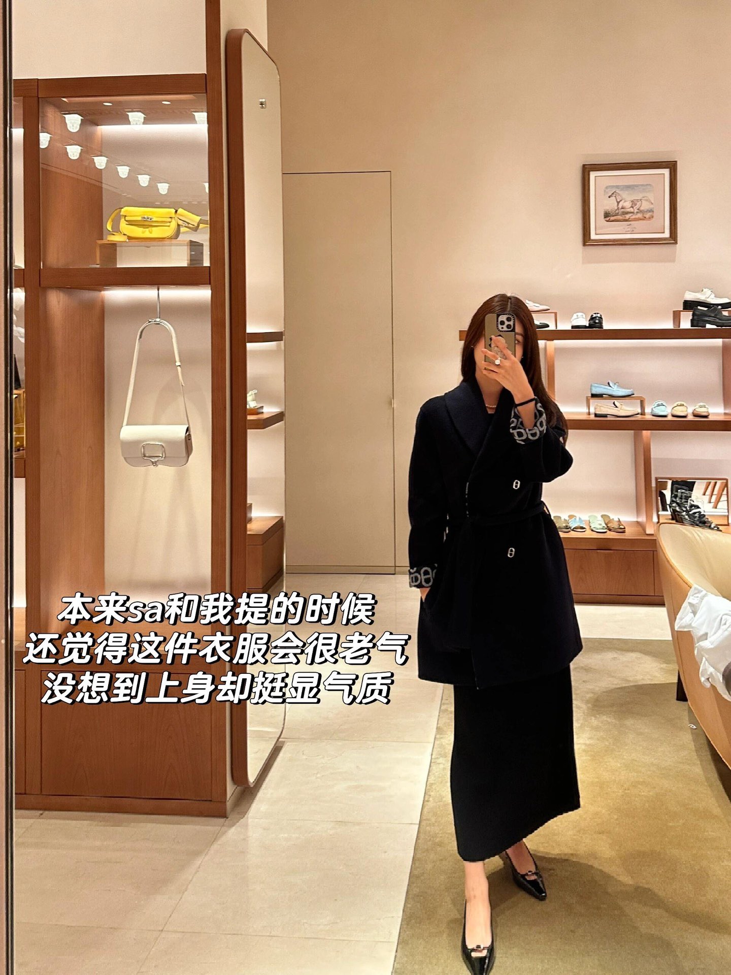 Hermes 에르메스 에이컷 양모 더블버튼 코트 9