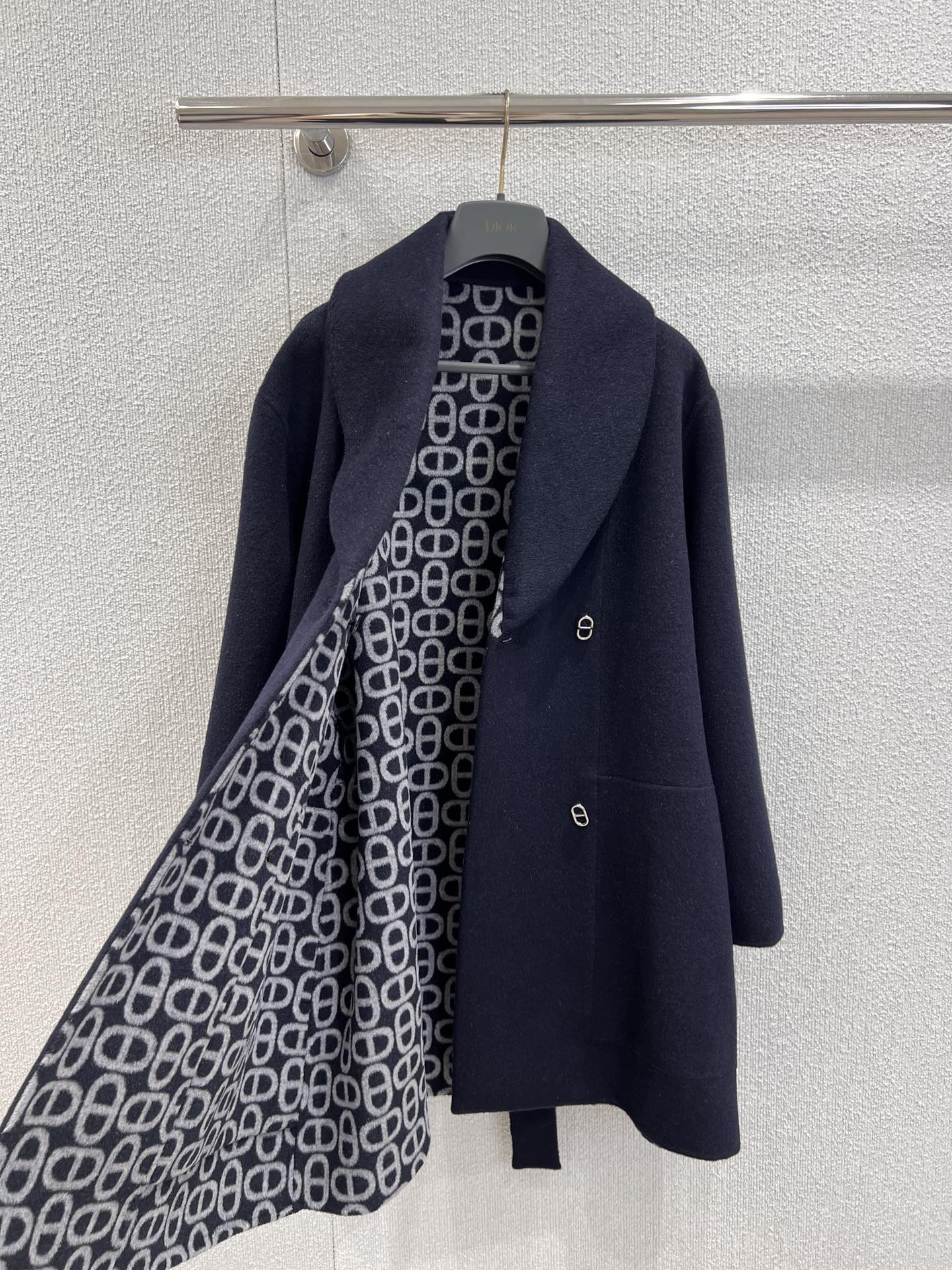 Hermes 에르메스 에이컷 양모 더블버튼 코트 12