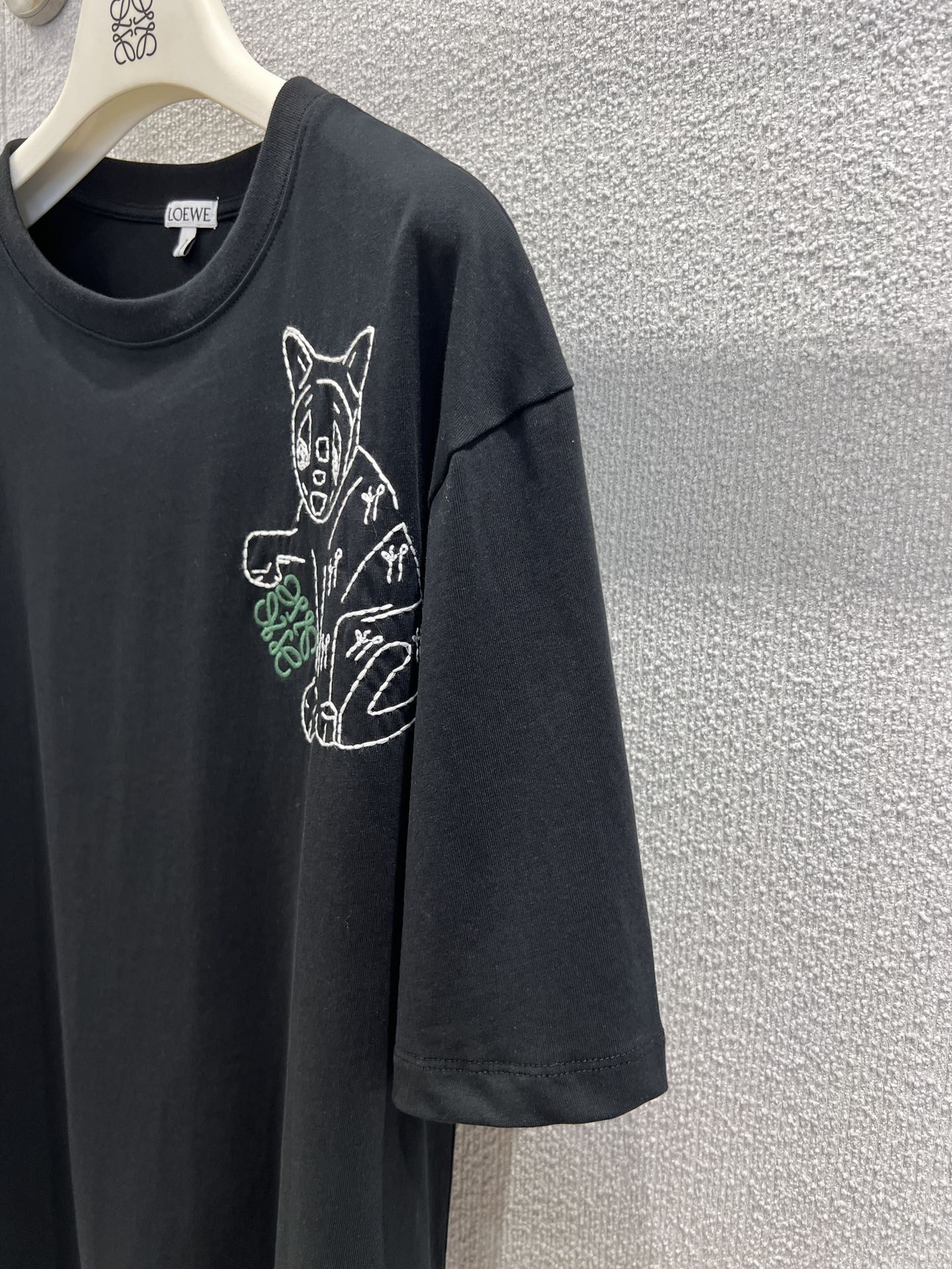 Loewe 로에베 루이스 웨인 고양이 자수 반팔 티셔츠 15
