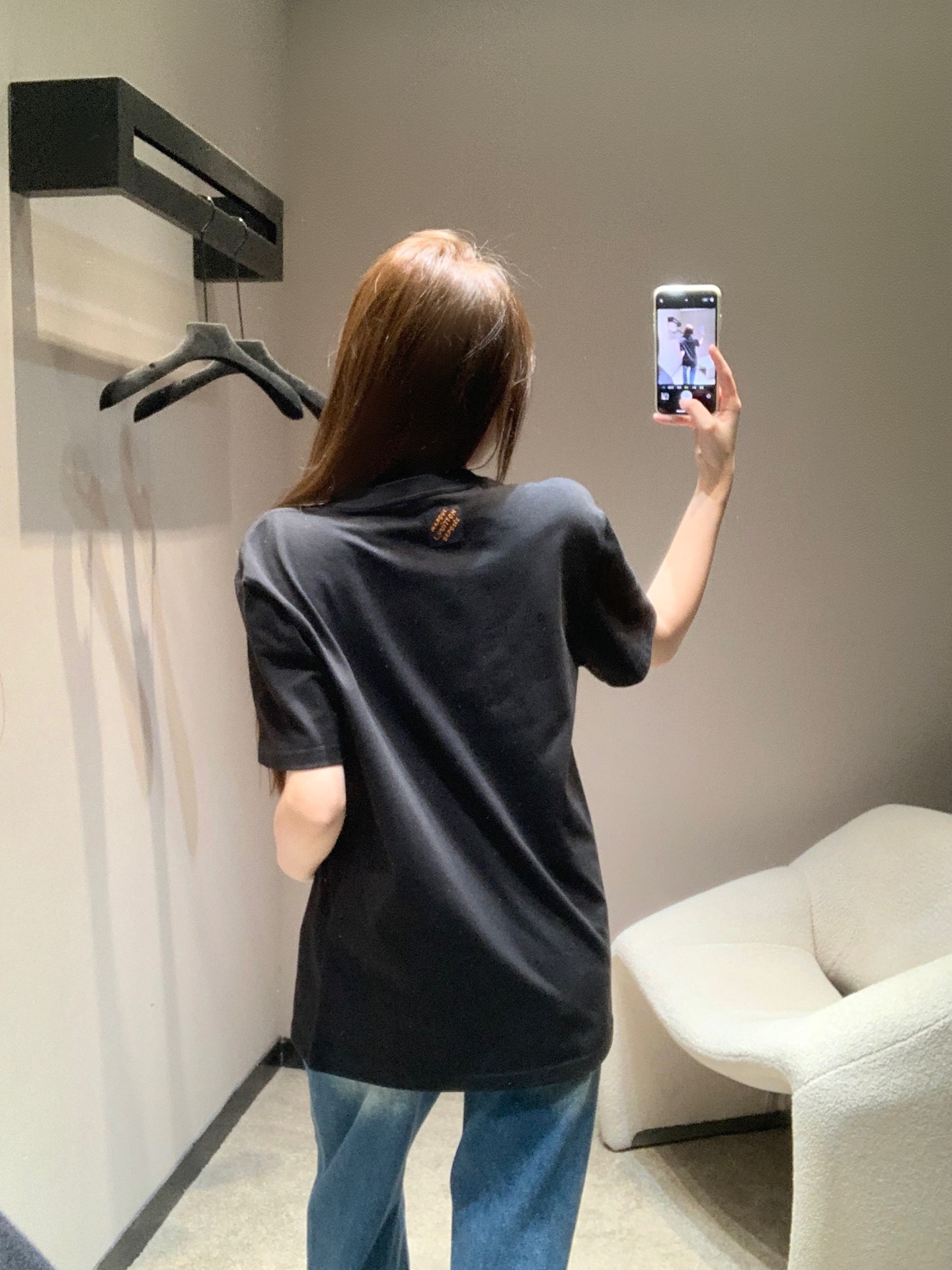 Louis Vuitton 루이비통 루이 비통 진주 장식 로고 반팔 티셔츠 7