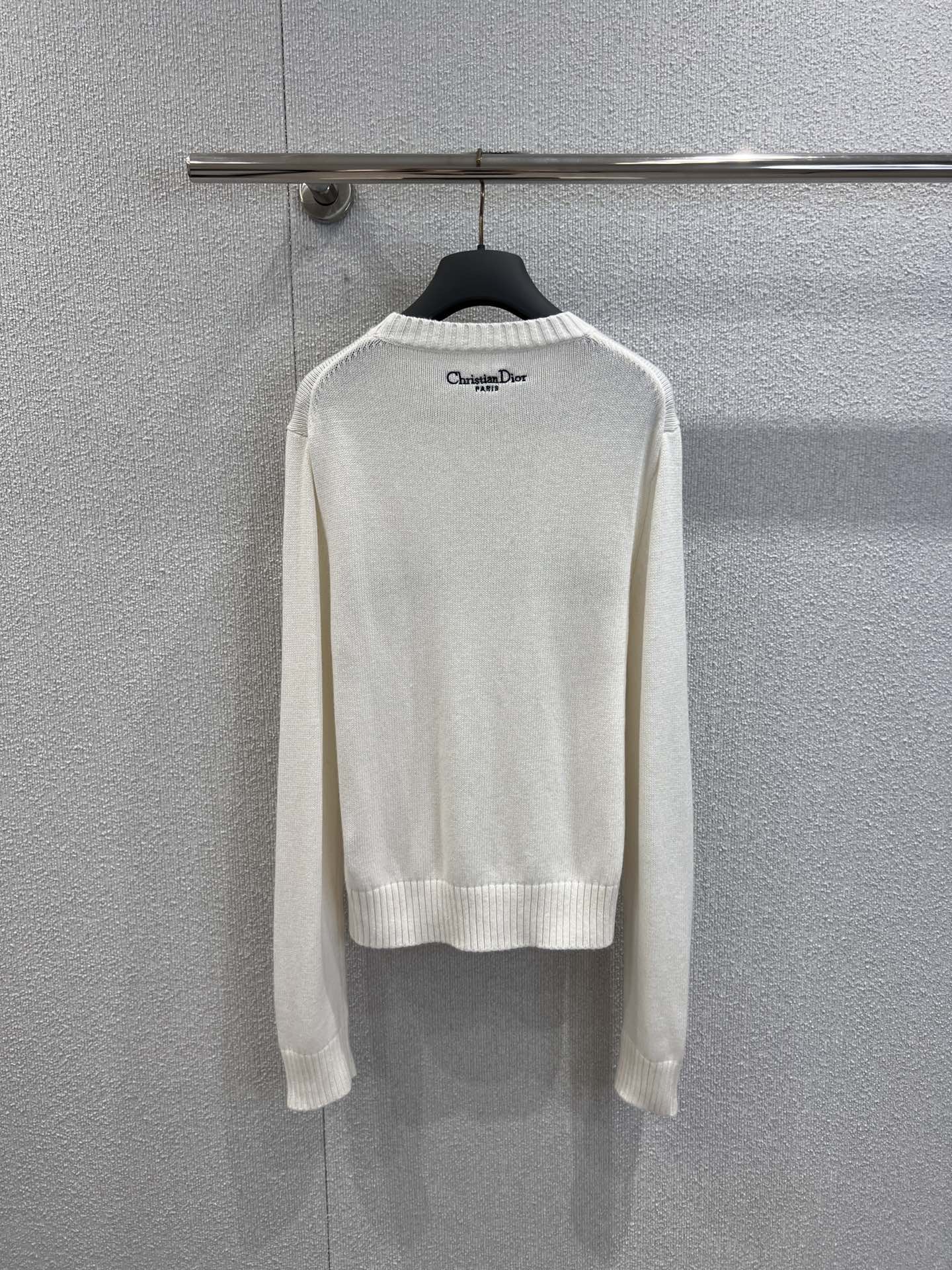 Dior 디오 행운 별 자수 로고 울 니트 6