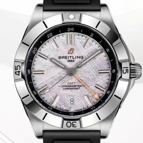 Breitling Chronomat Automatic GMT 40 Ice Blue Dial 브라이틀링 크로노맷 오토매틱 GMT 아이스 블루 다이얼 40mm 러버밴드