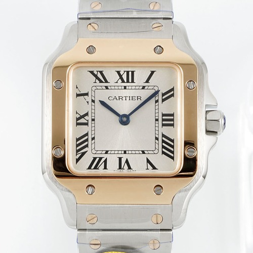 Cartier Santos de Cartier Medium Quartz 까르띠에 산토스 드 까르띠에 미디엄 쿼츠 브론즈베젤 27mm