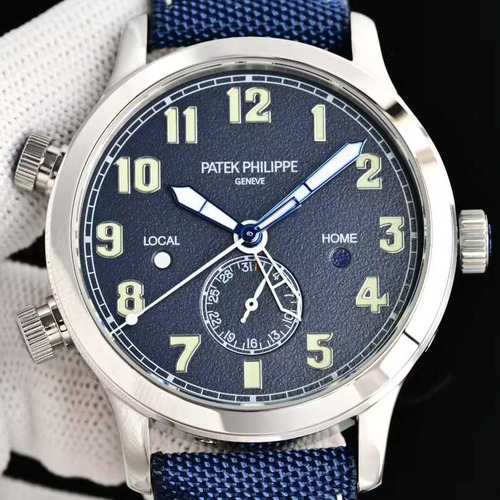 Patek Philippe Calatrava Pilot Travel Time 5524G 파텍필립 칼라트라바 파일럿 트래블 타임 5524G 블루